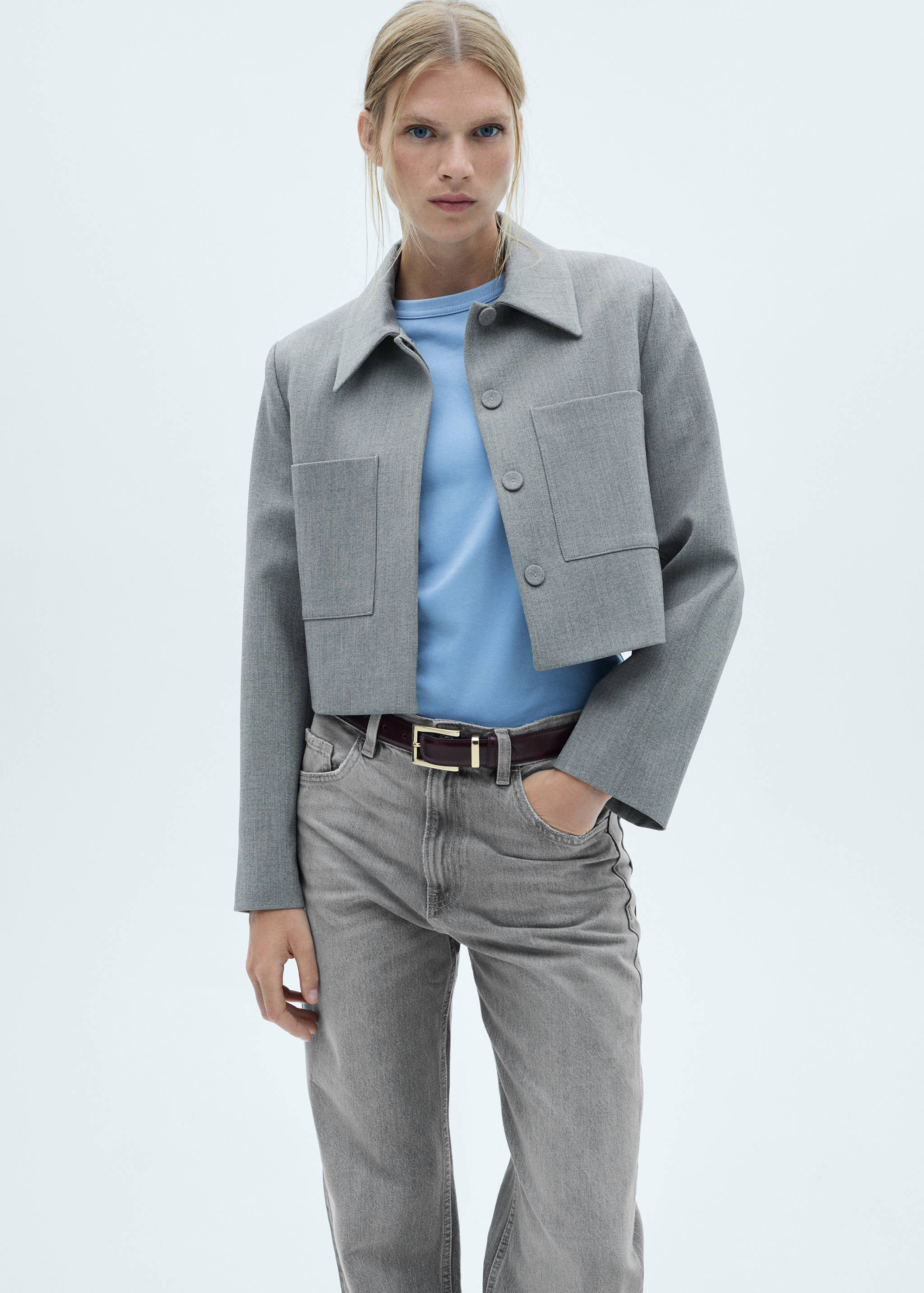 Miami medium-rise straight-fit jeans - Medium plane