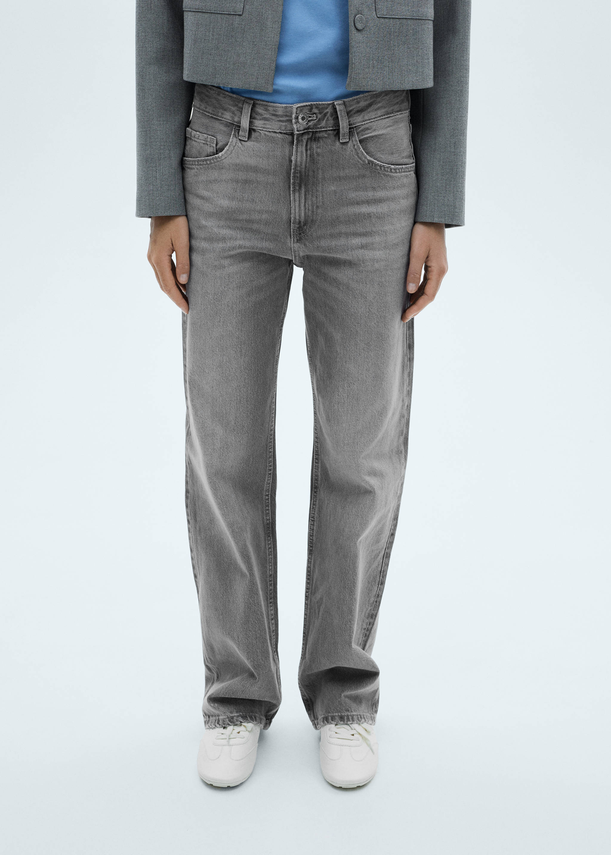 Miami medium-rise straight-fit jeans - Details of the article 1