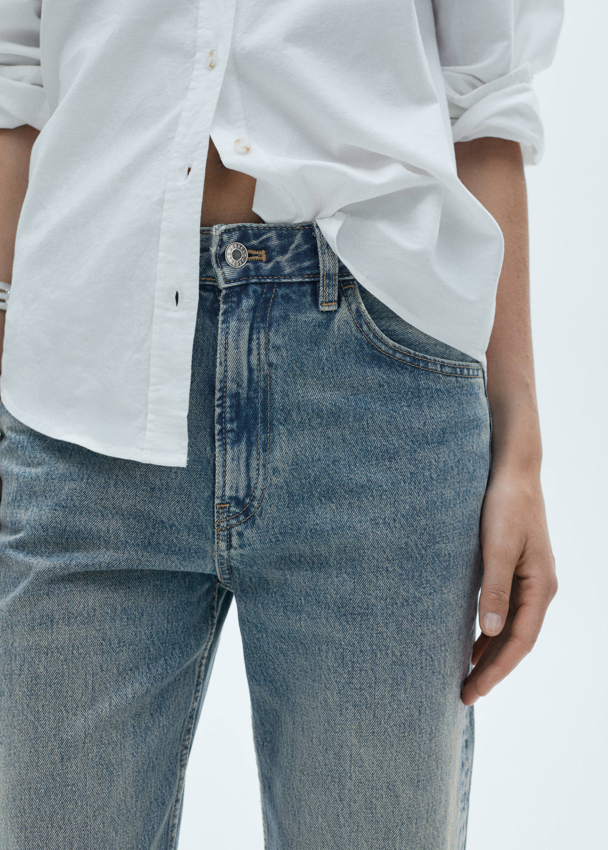 Miami medium-rise straight-fit jeans - Details of the article 6