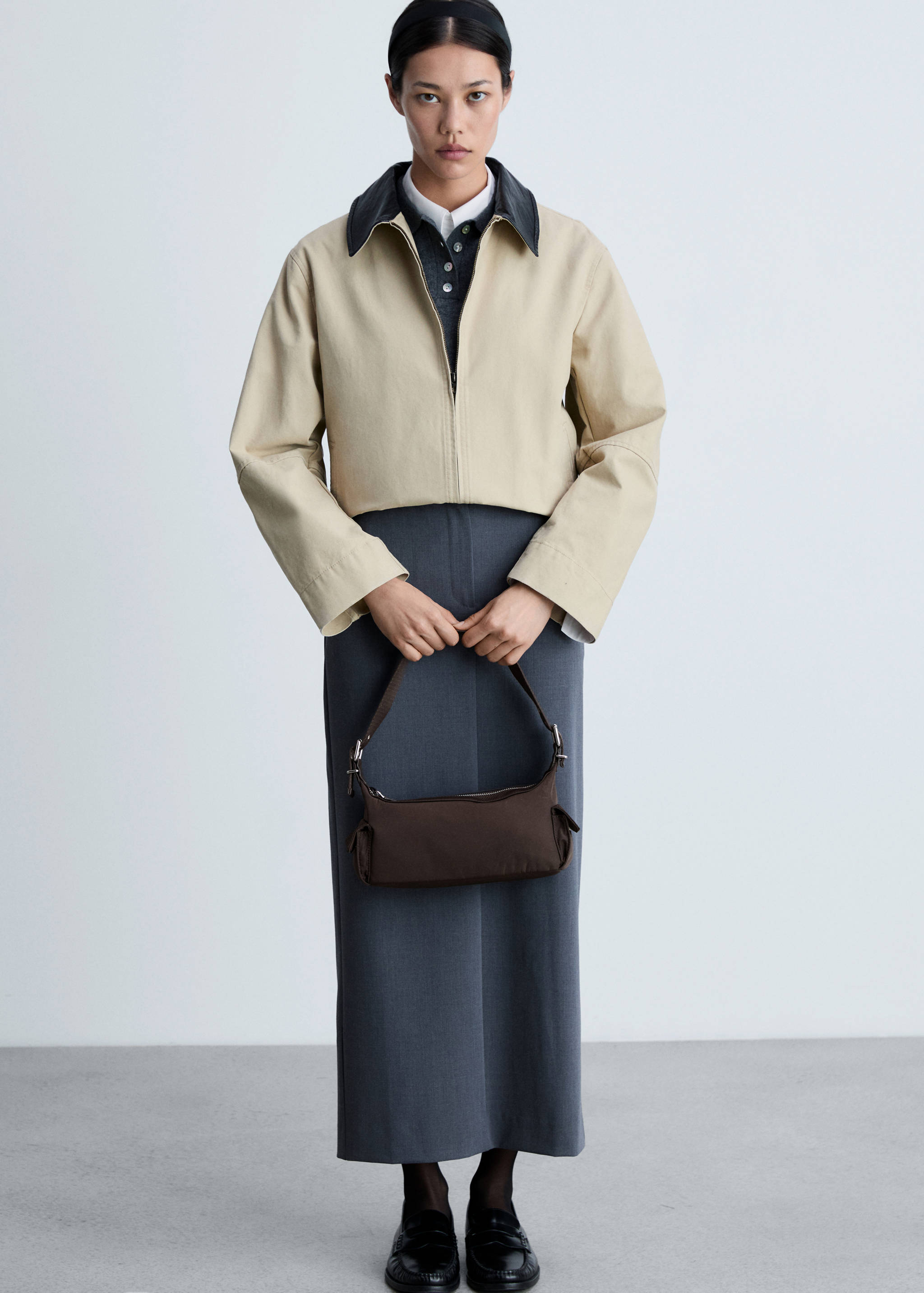 Nylon-Tasche mit Cargotaschen - Allgemeine Ansicht