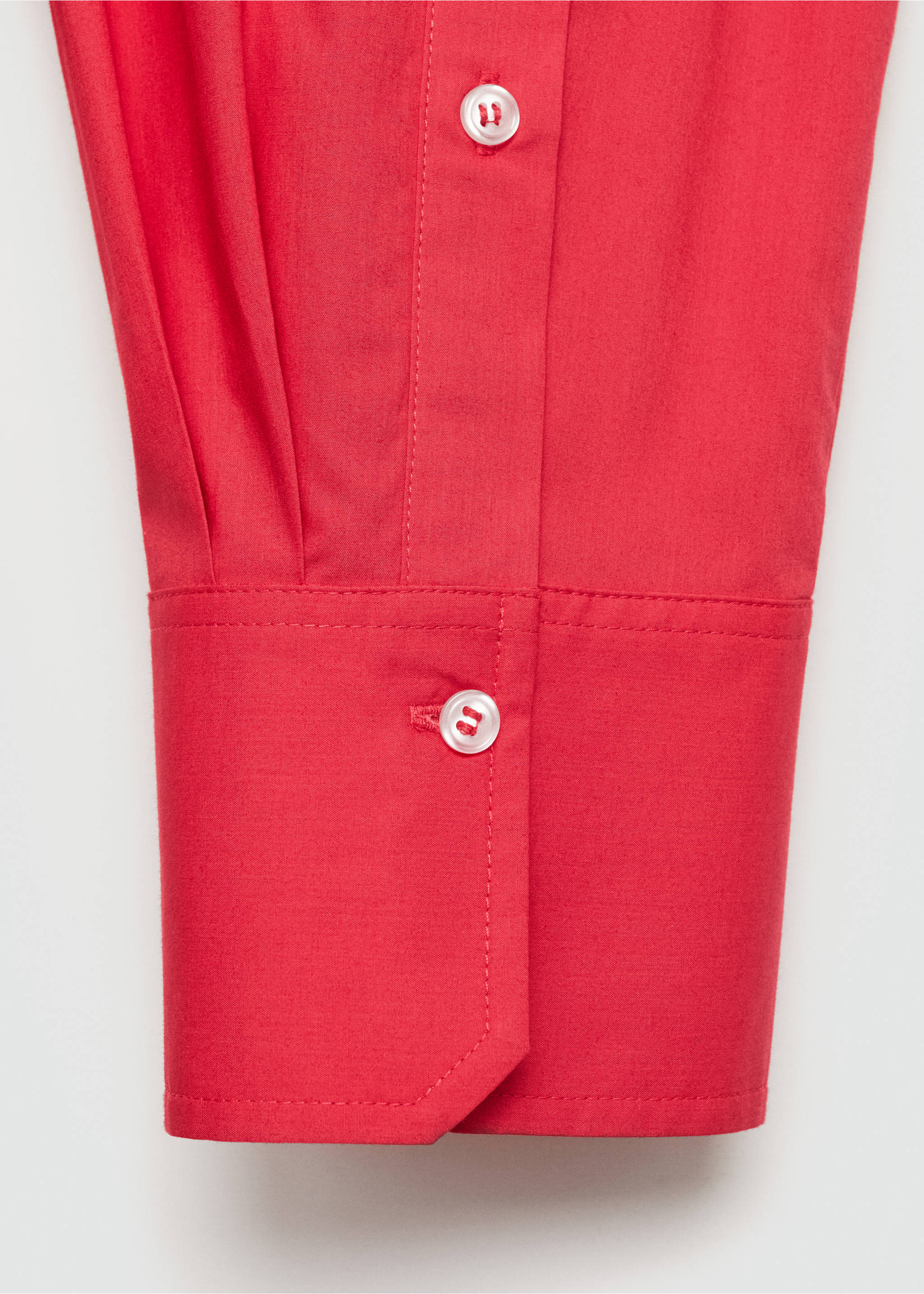 Pocket oversize shirt - Details of the article 0, Red. Ref: 77004024-00.