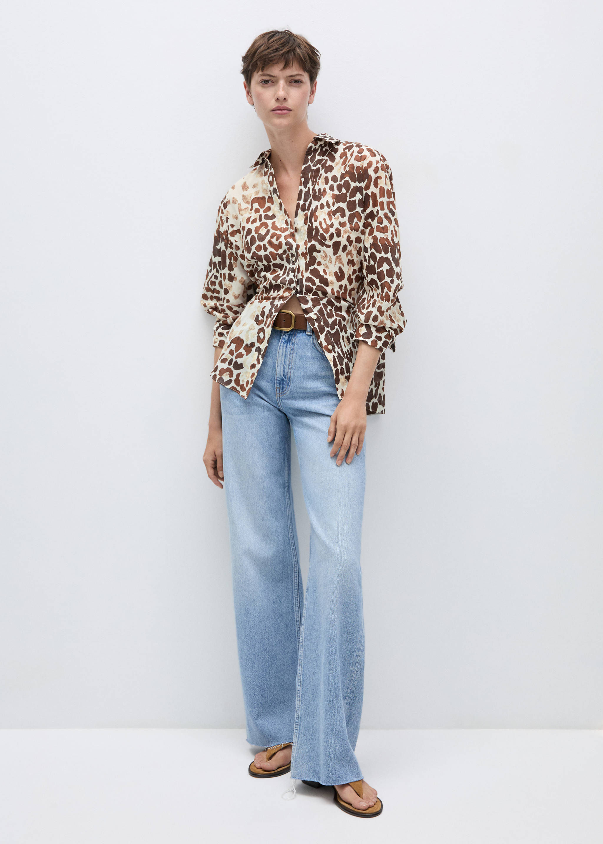 Printed cotton shirt - General plane