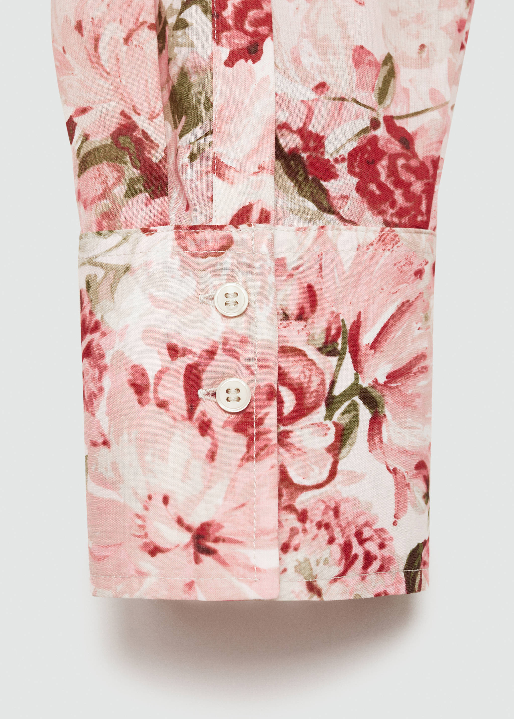 Printed cotton shirt - Details of the article 0