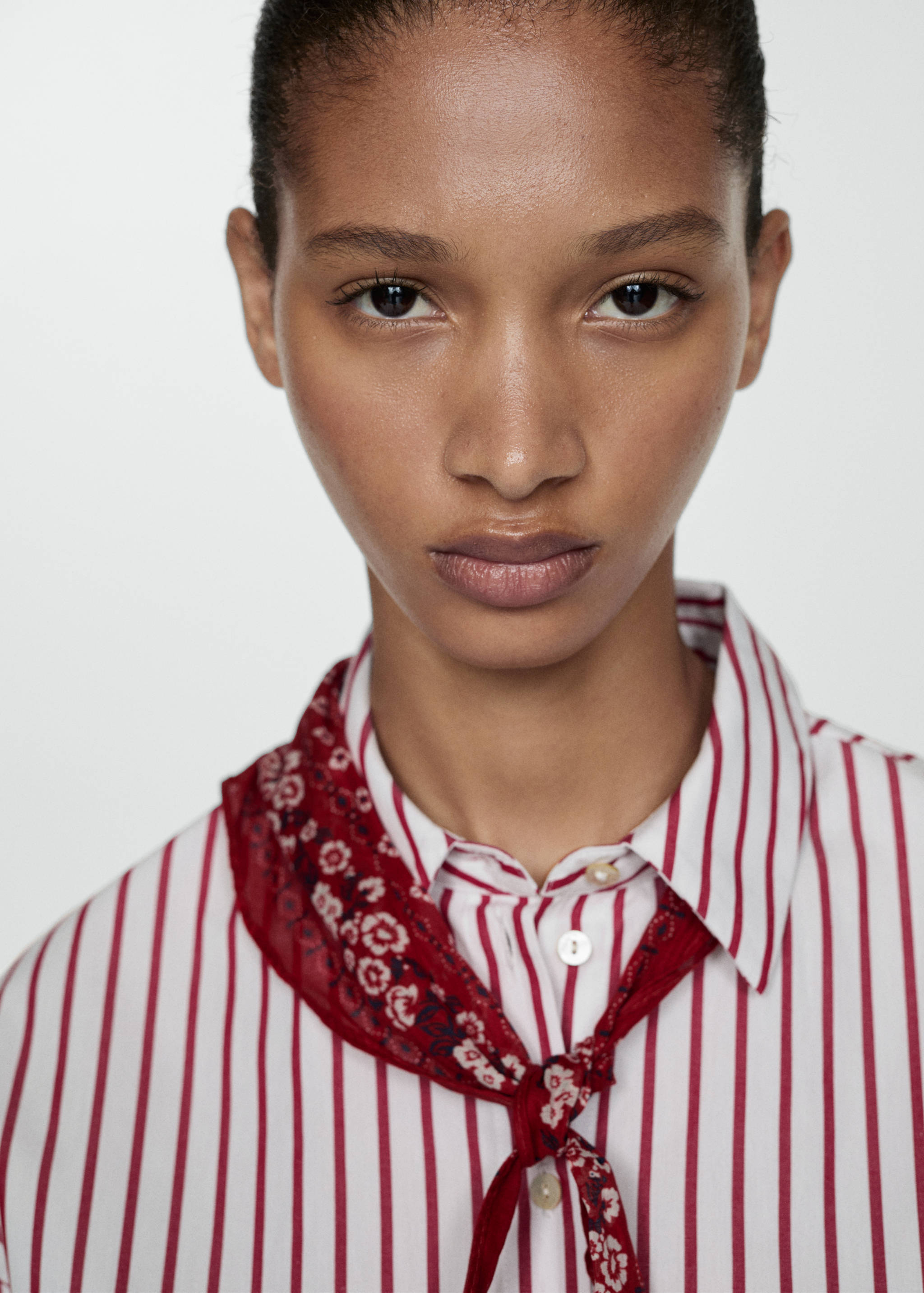 Camicia crop righe - Dettaglio dell'articolo 1