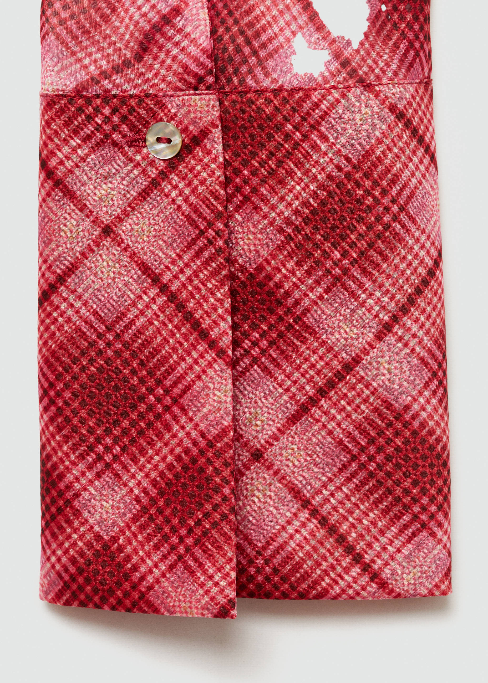 Cămașă cu imprimeu în carouri - Detaliu al articolului 0