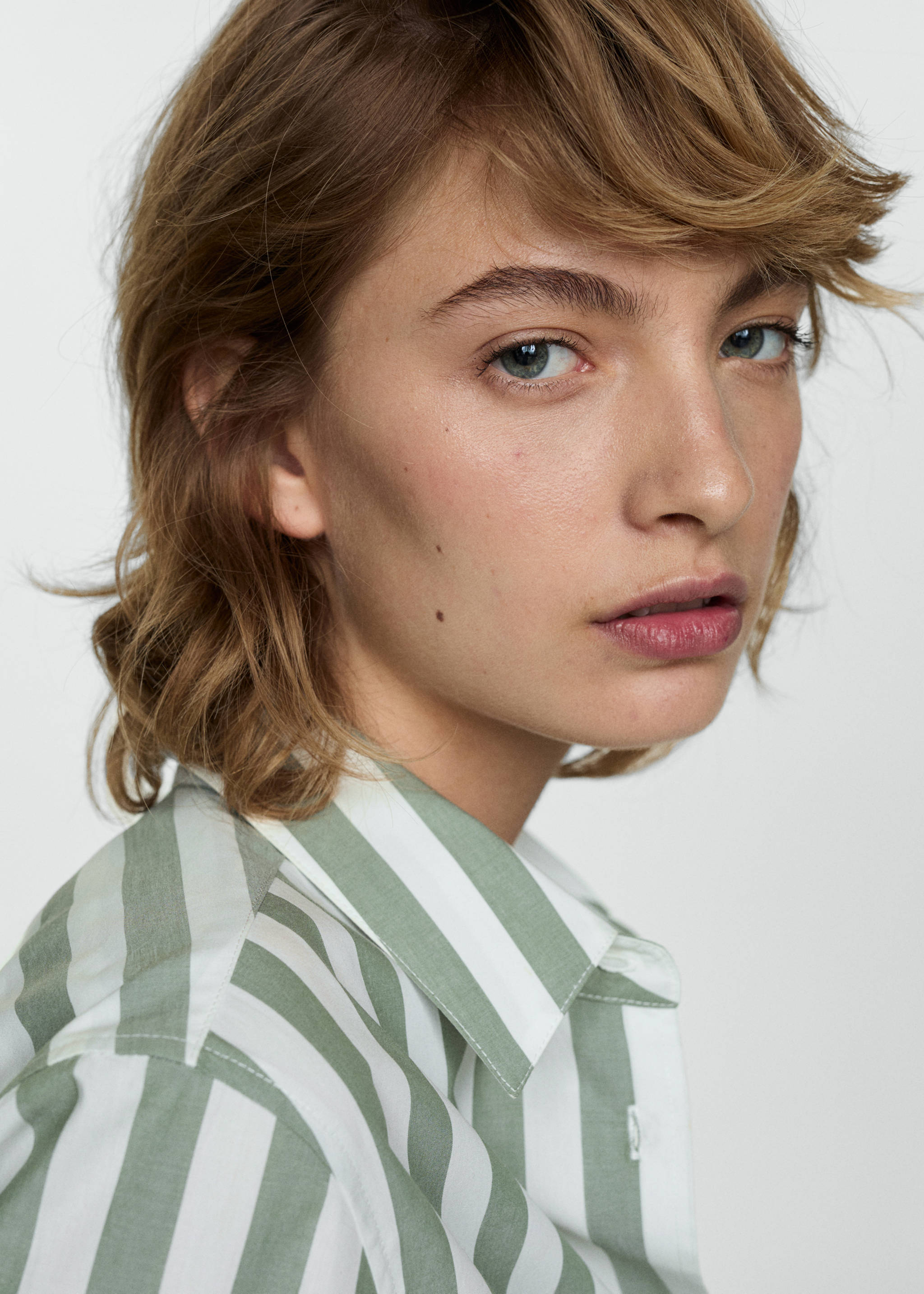 Camicia cotone righe - Dettaglio dell'articolo 1