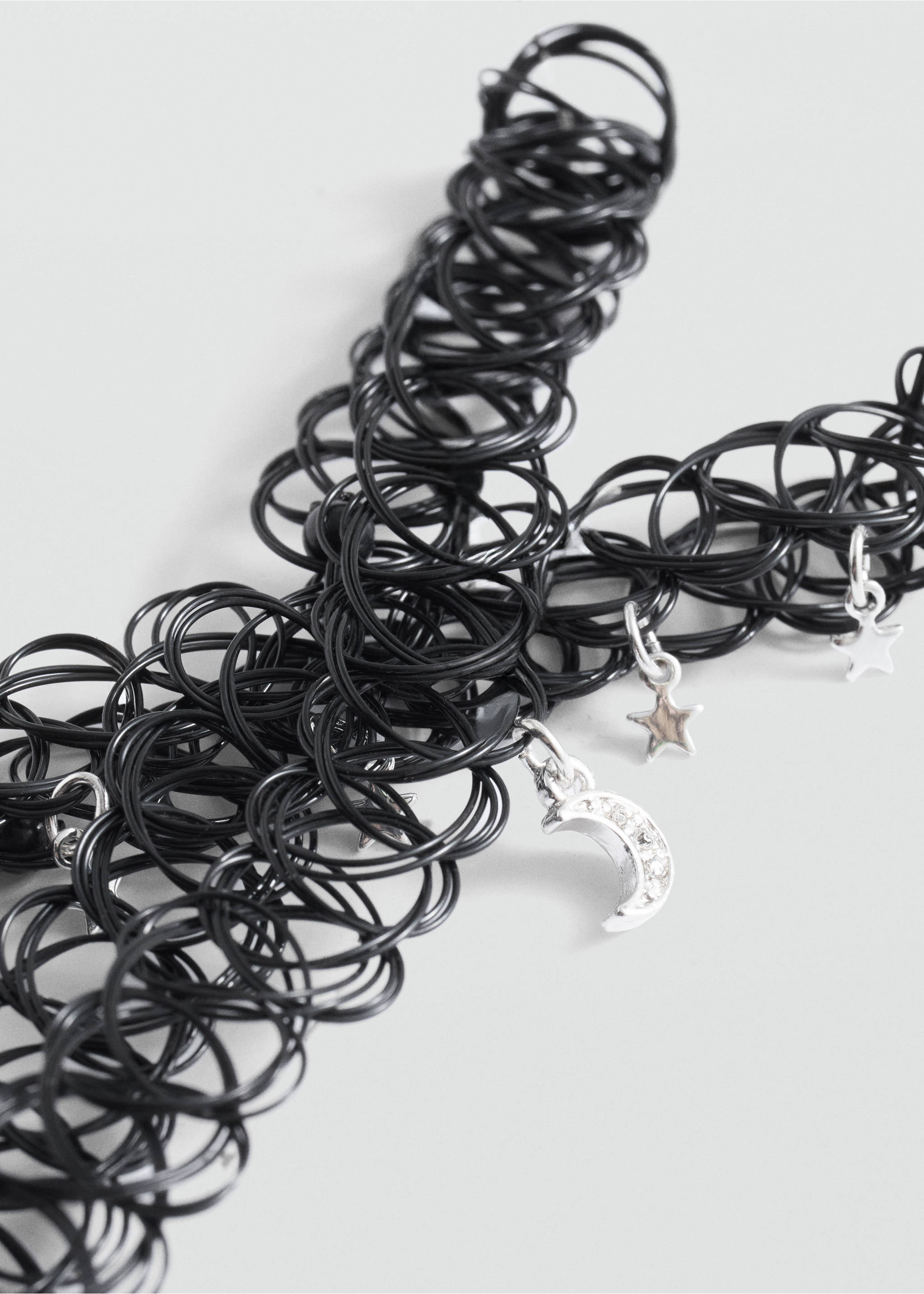 2 Pendant chockers pack - Medium plane, Black. Ref: 77004039-00.