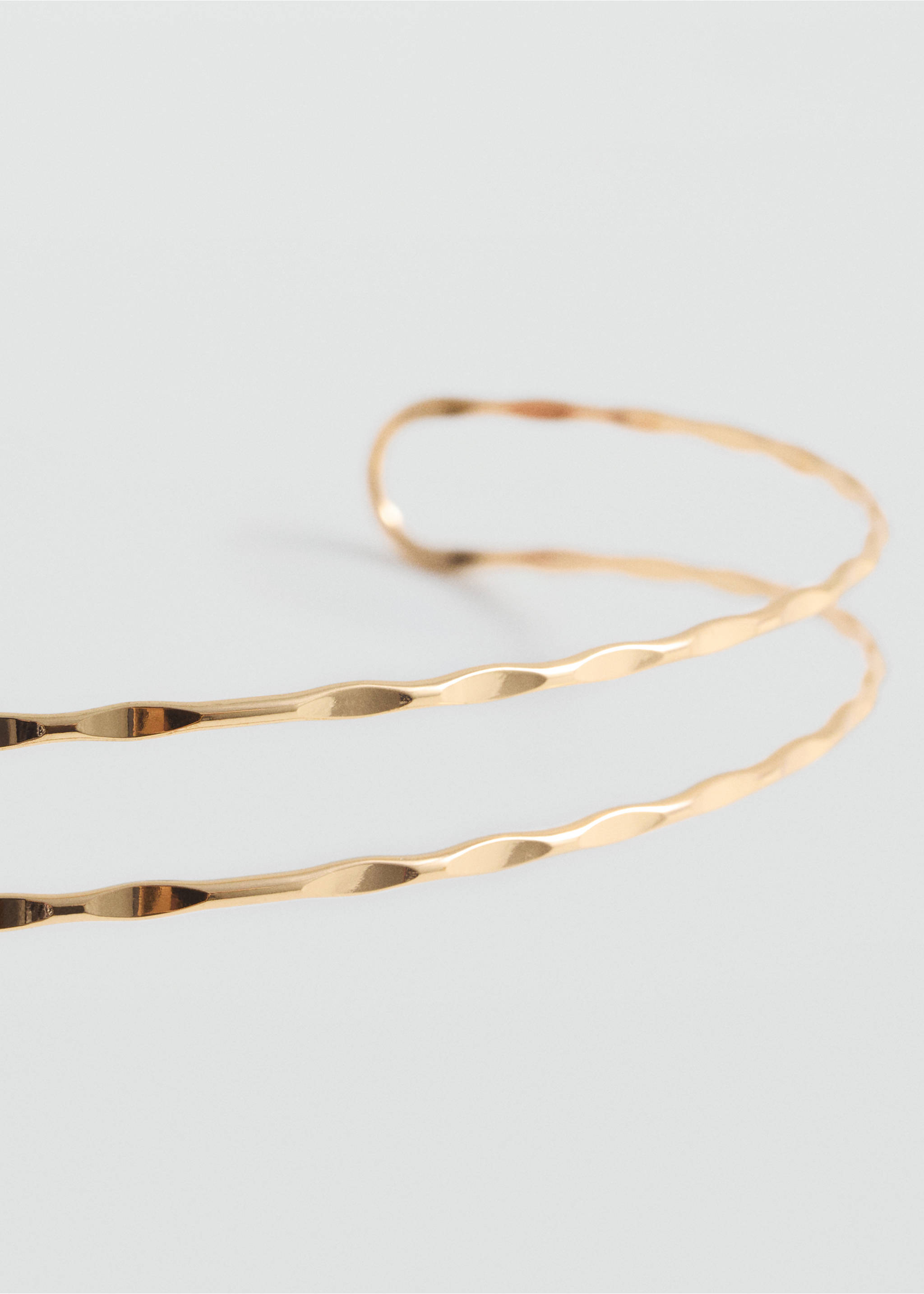 Onbuigzame choker - Middenvlak, Goud. Ref: 77004059-00.