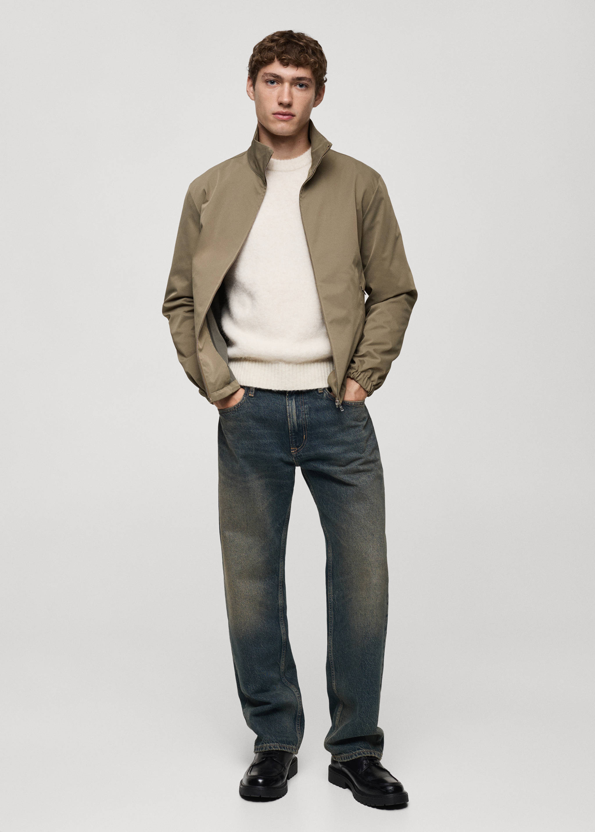 Veste zippée résistante à l’eau - Plan général