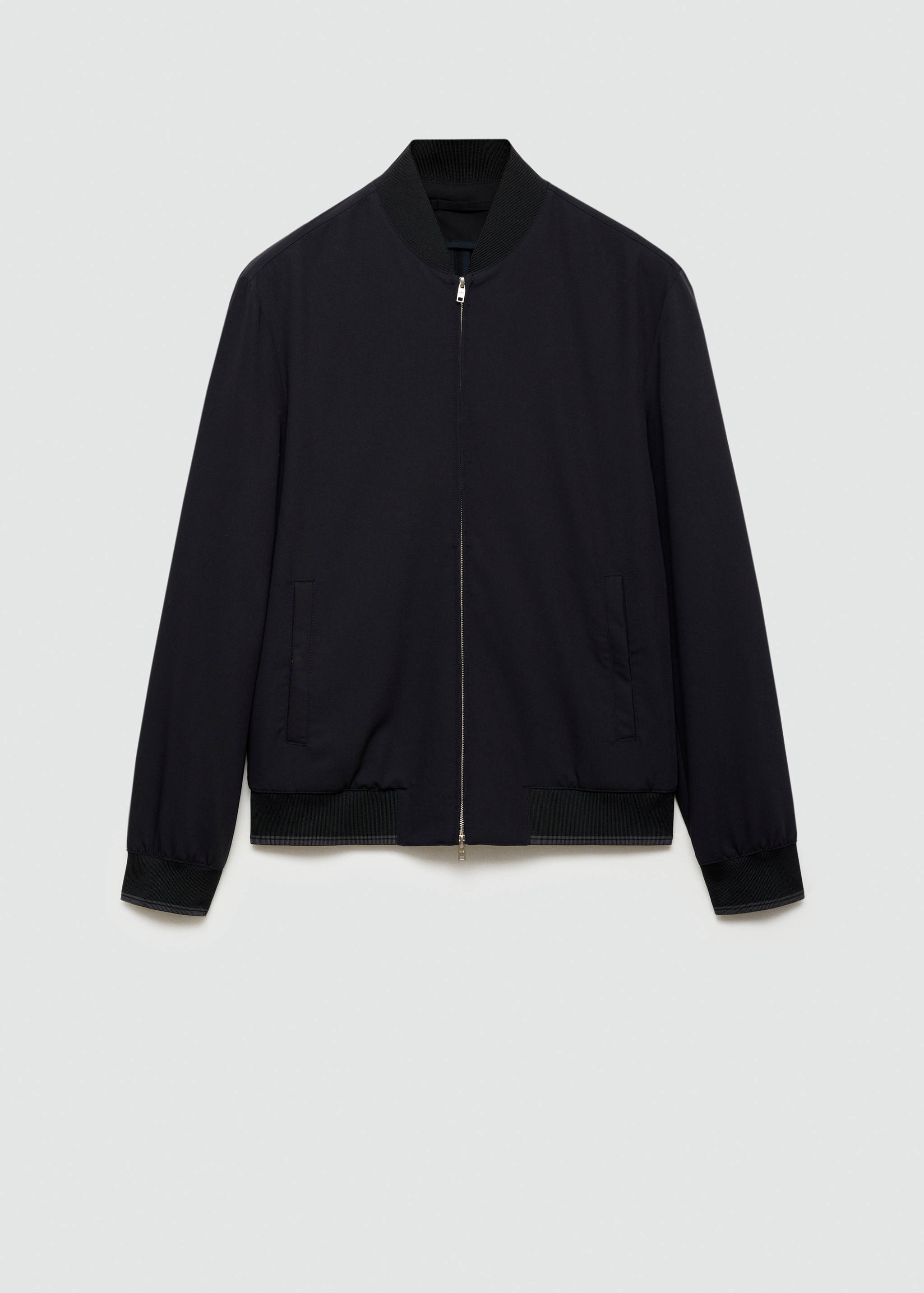 Casaco bomber de tecido comfort stretch - Artigo sem modelo