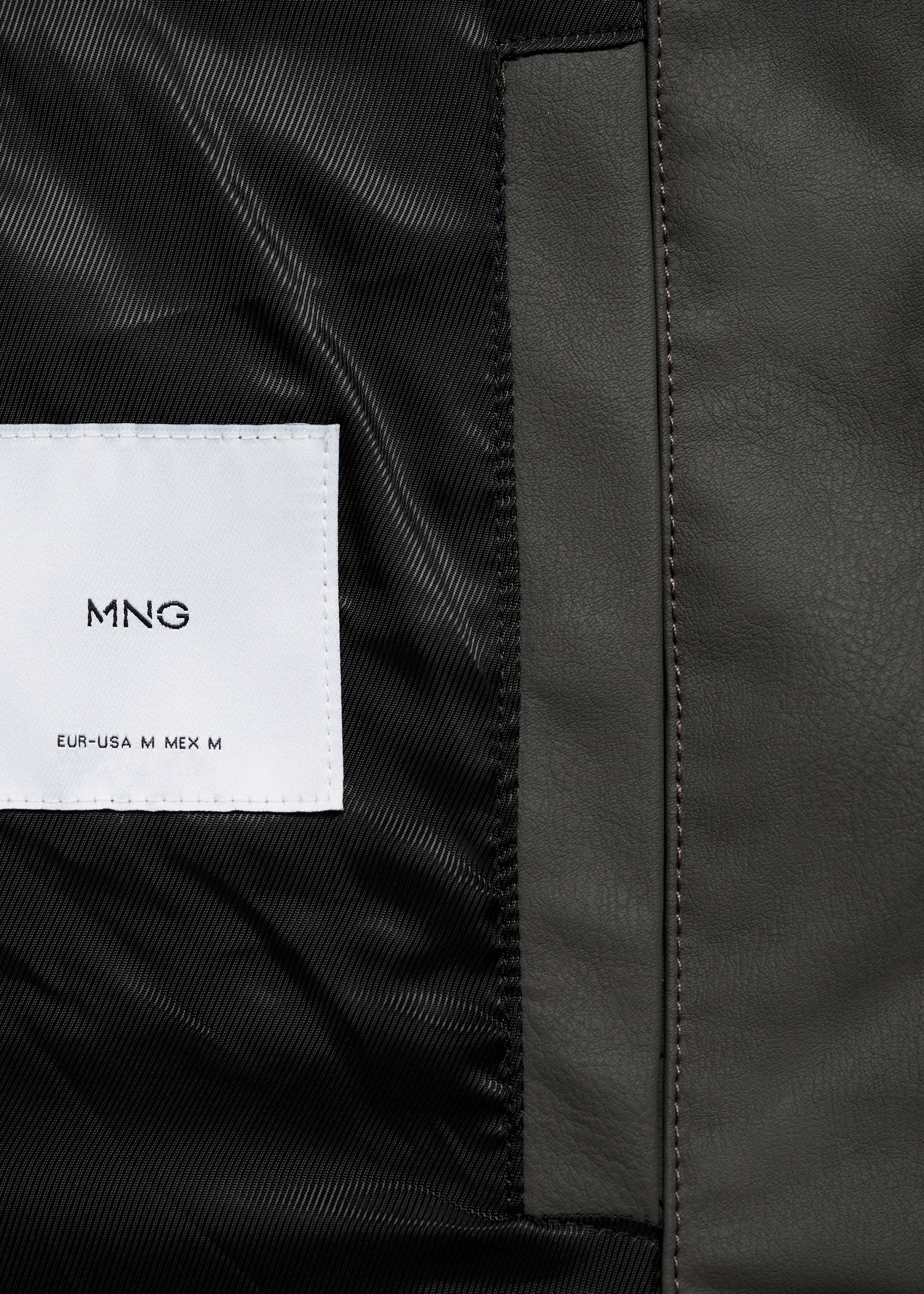 Chaqueta bomber efecto piel - Detalle del artículo 8