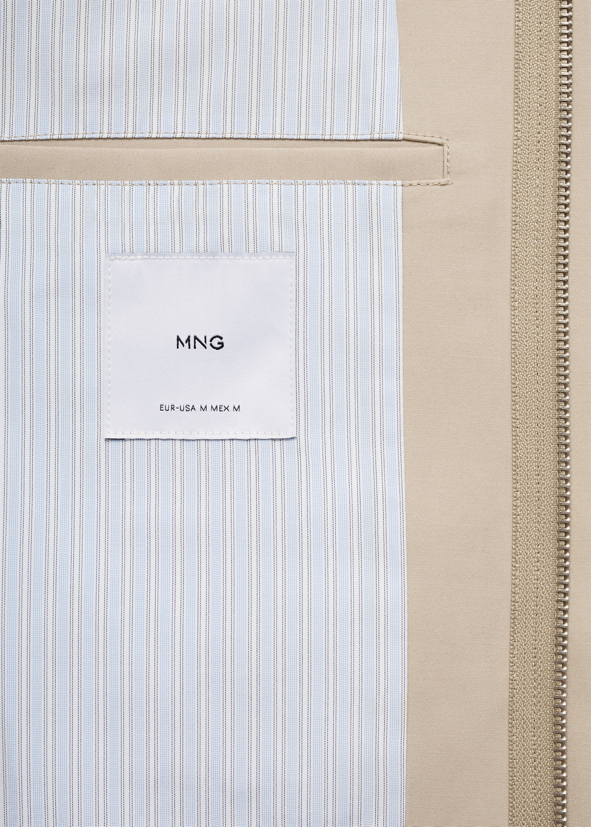 Oversized cotton jacket with pockets - Details of the article 0