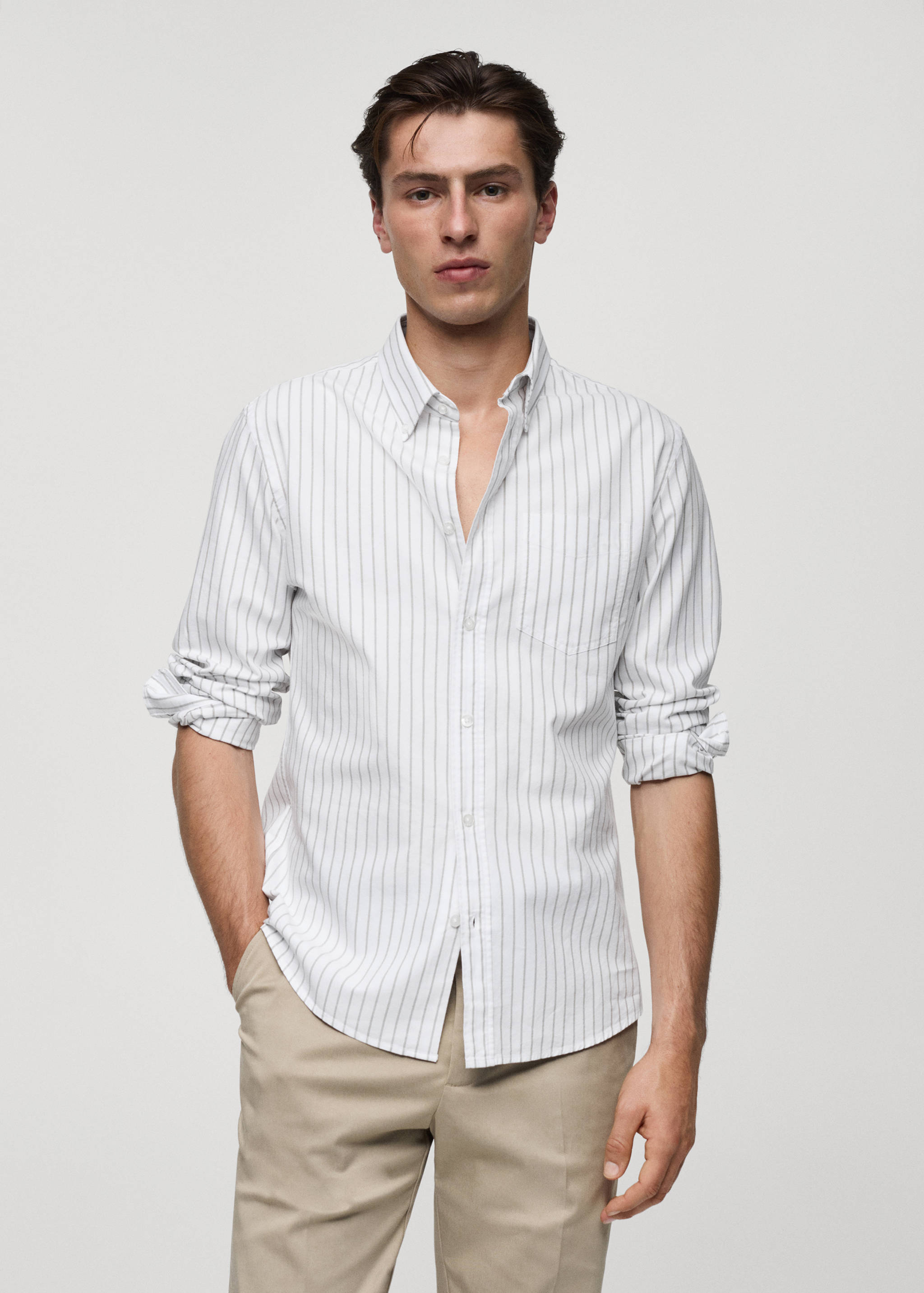 Hemd aus 100 % Baumwolle mit Kodakstreifen - Mittlere Ansicht