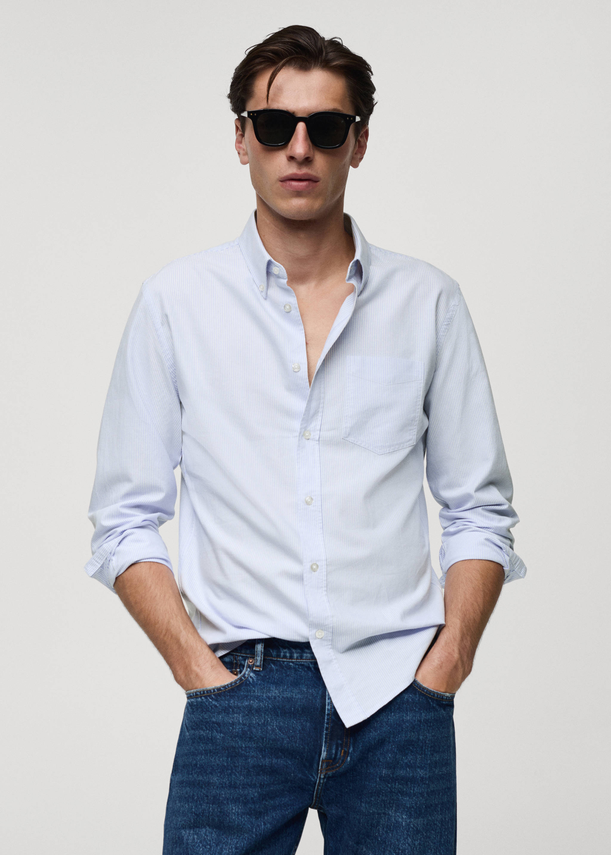 Hemd aus 100 % Baumwolle mit Kodakstreifen - Mittlere Ansicht