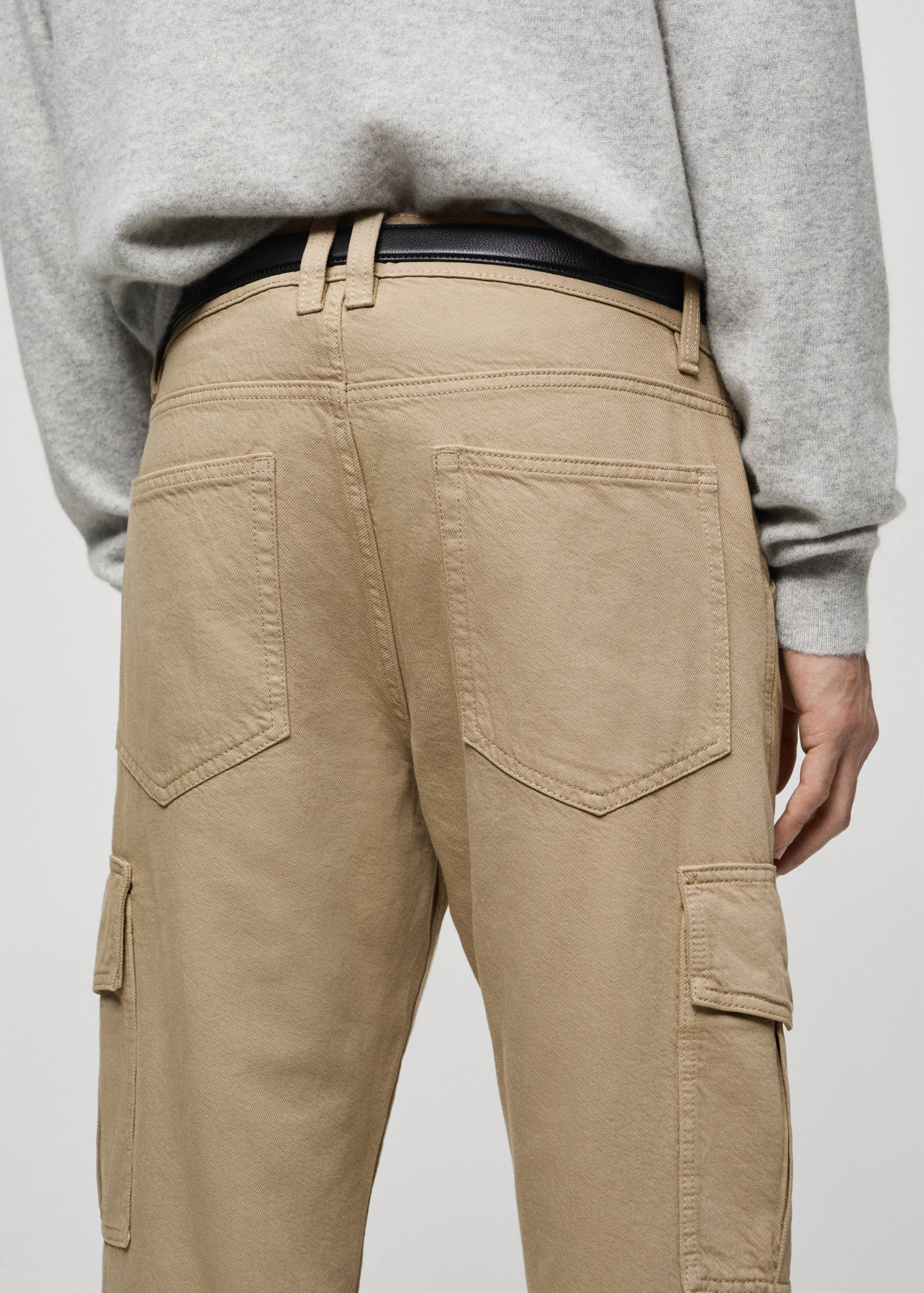 Straight-fit cargo jeans - Details of the article 6