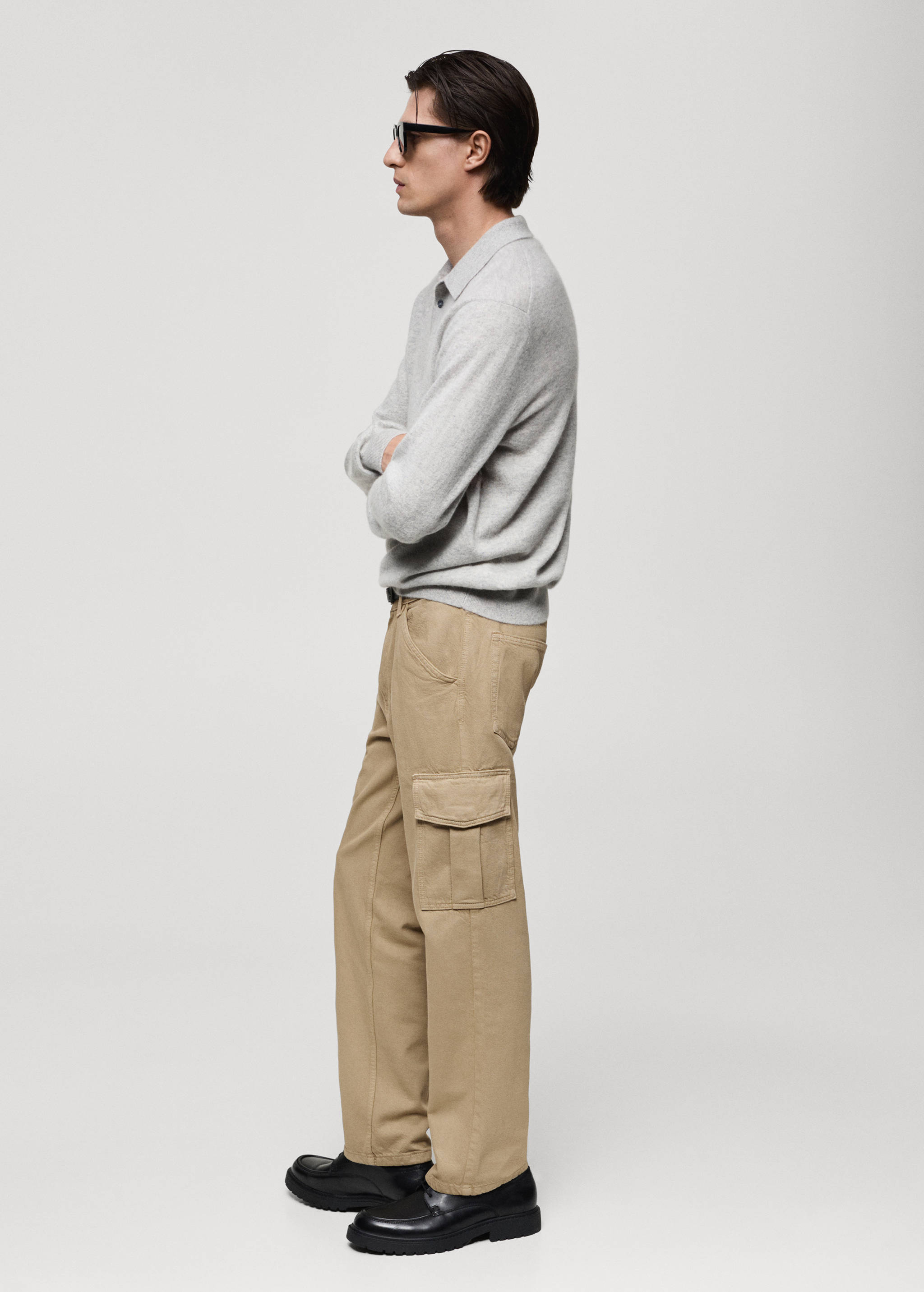 Straight-fit cargo jeans - Details of the article 2