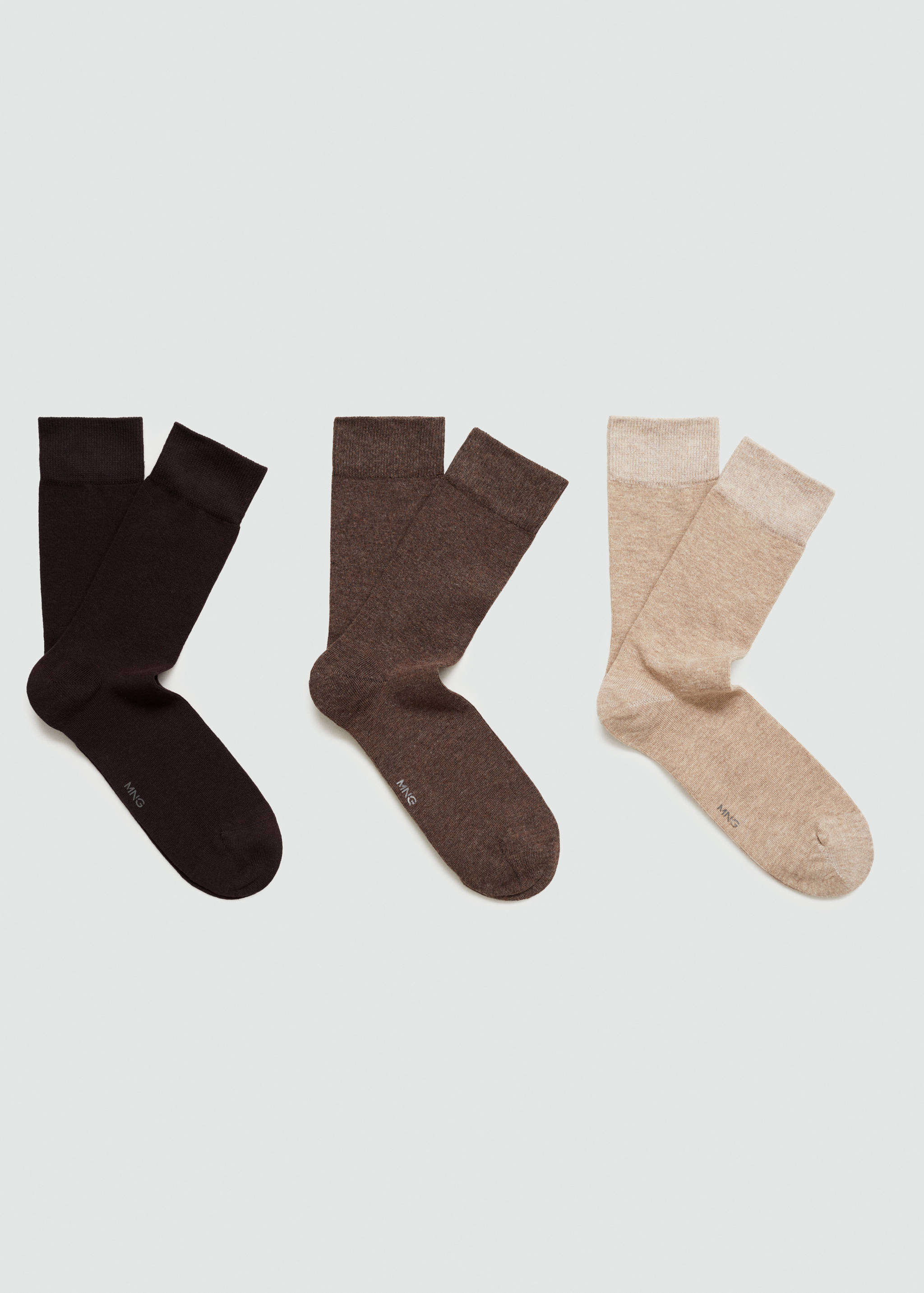 3-er Pack Baumwollsocken - Artikel ohne Model
