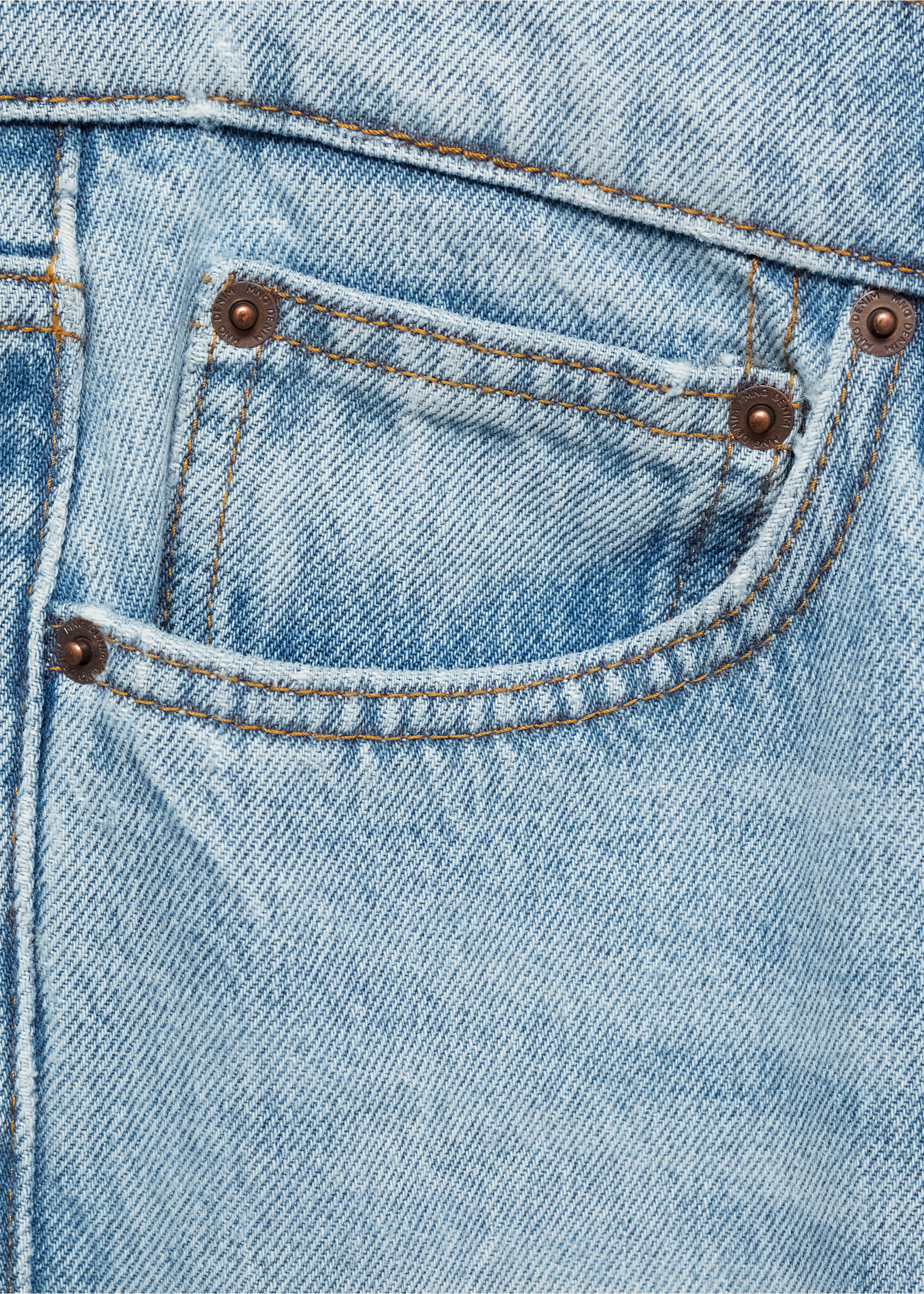 Bob regular-fit light-wash jeans - Details of the article 0, Medium Blue. Ref: 77004453-00.