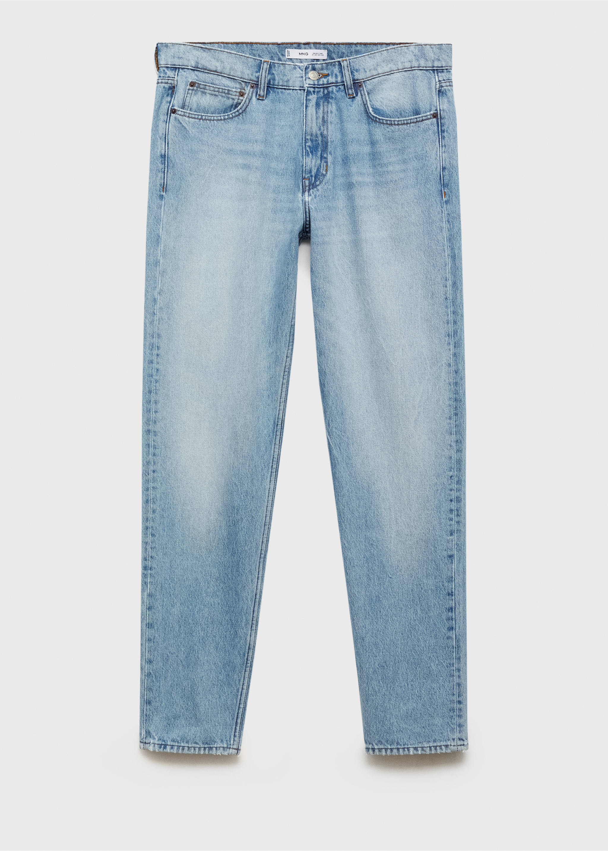 Bob regular-fit light-wash jeans - Article without model, Medium Blue. Ref: 77004453-00.