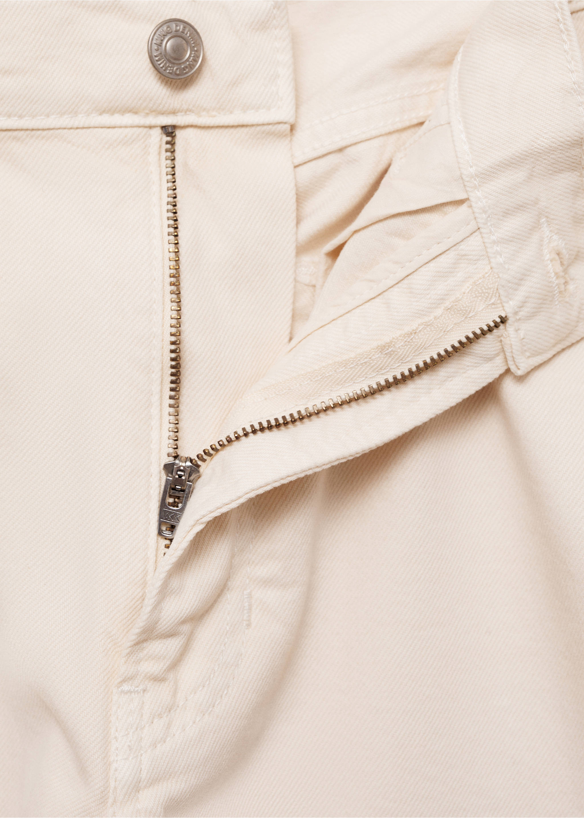 Bob regular-fit jeans - Details of the article 8, Ecru. Ref: 77004454-00.