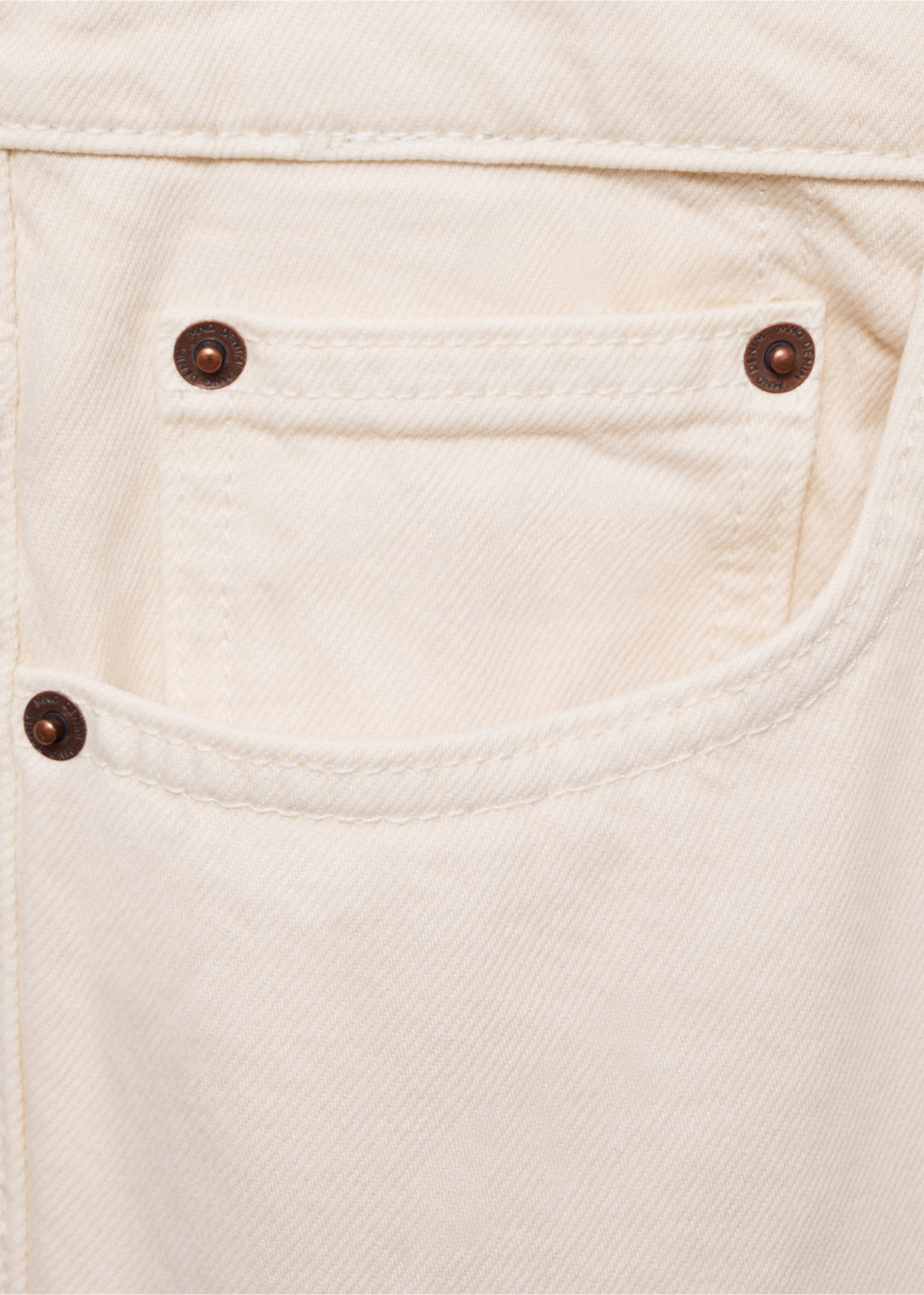 Bob regular-fit jeans - Details of the article 0, Ecru. Ref: 77004454-00.