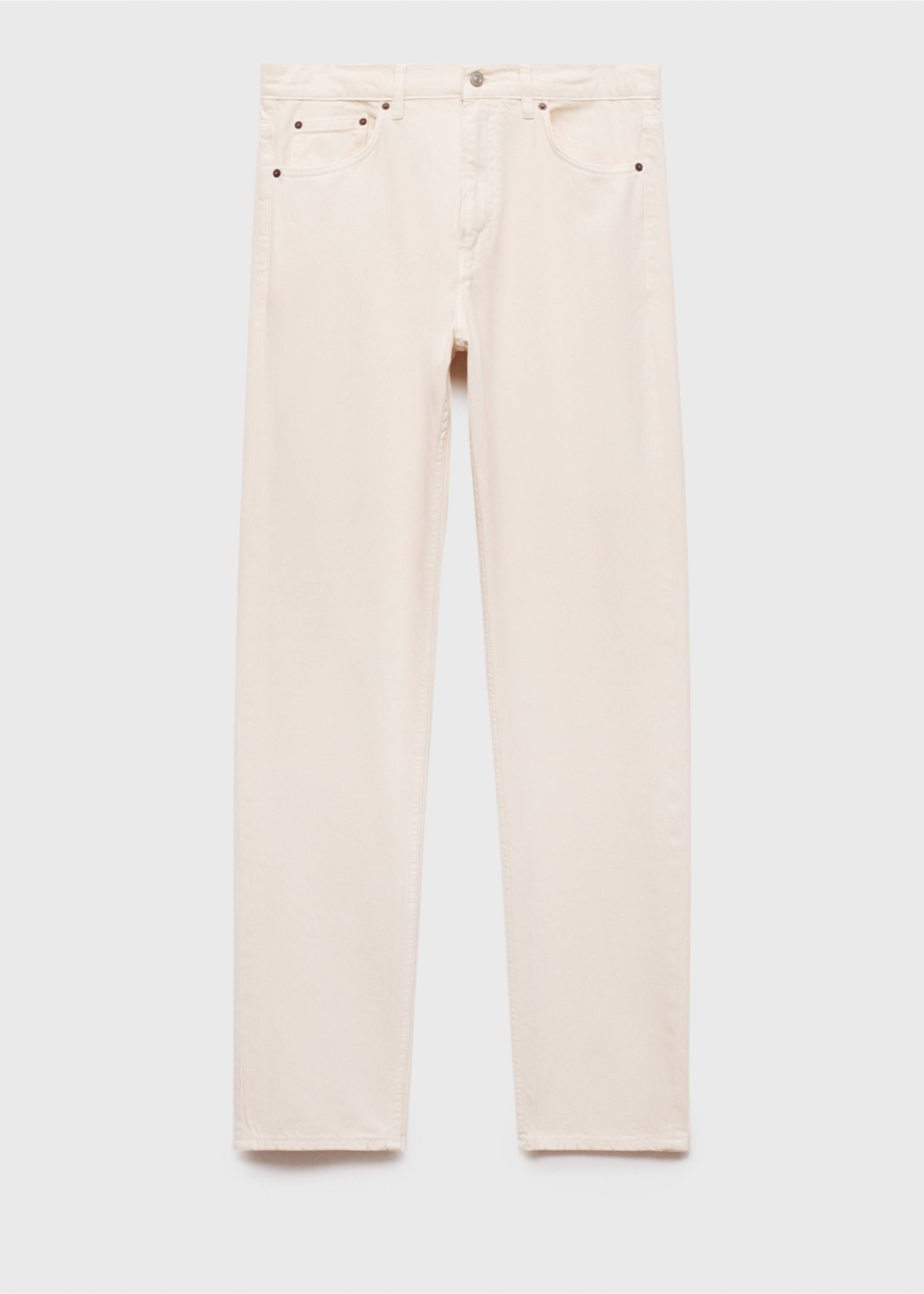 Bob regular-fit jeans - Article without model, Ecru. Ref: 77004454-00.