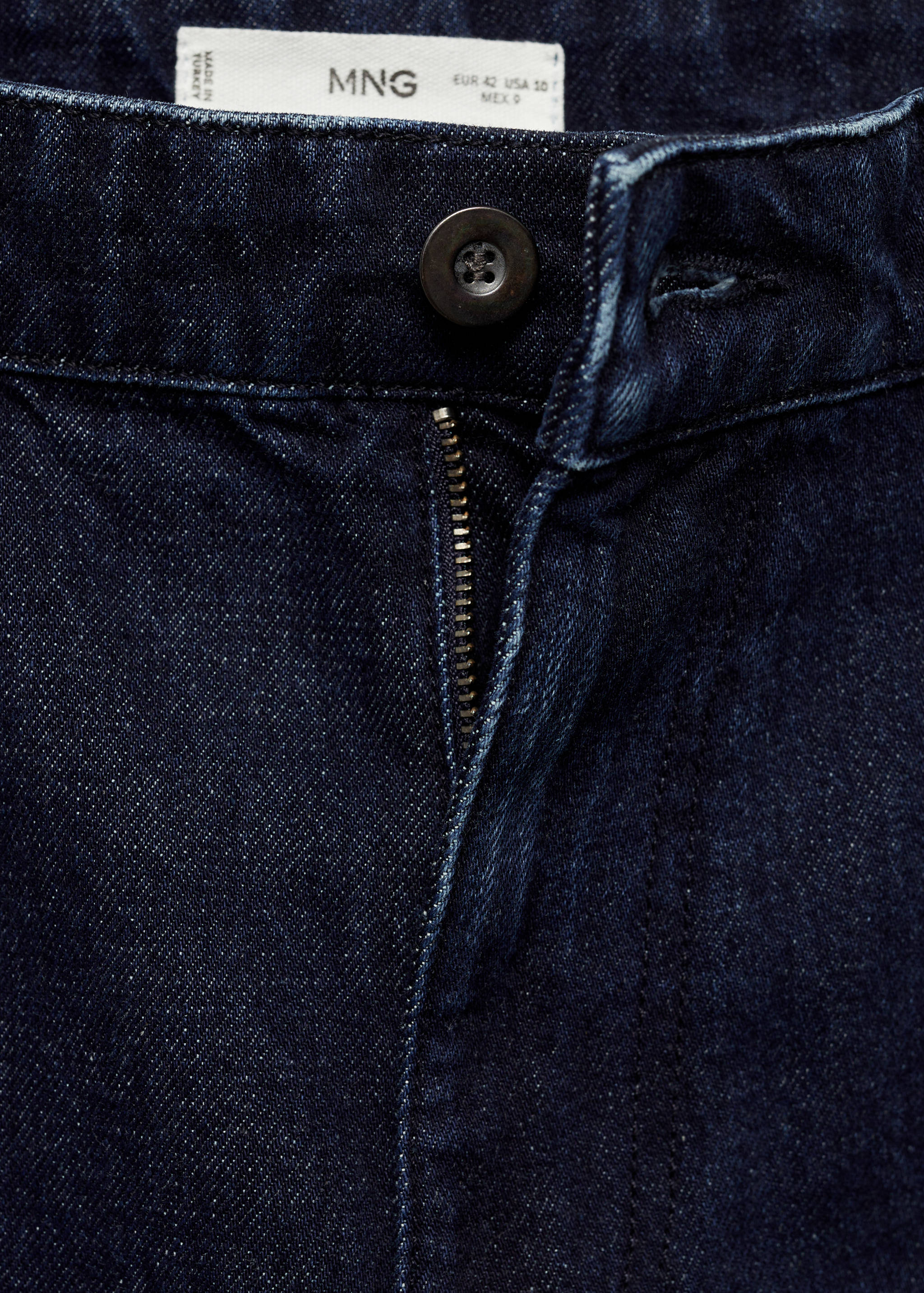 Relaxed Fit-Jeans mit dunkler Waschung - Detail des Artikels 8