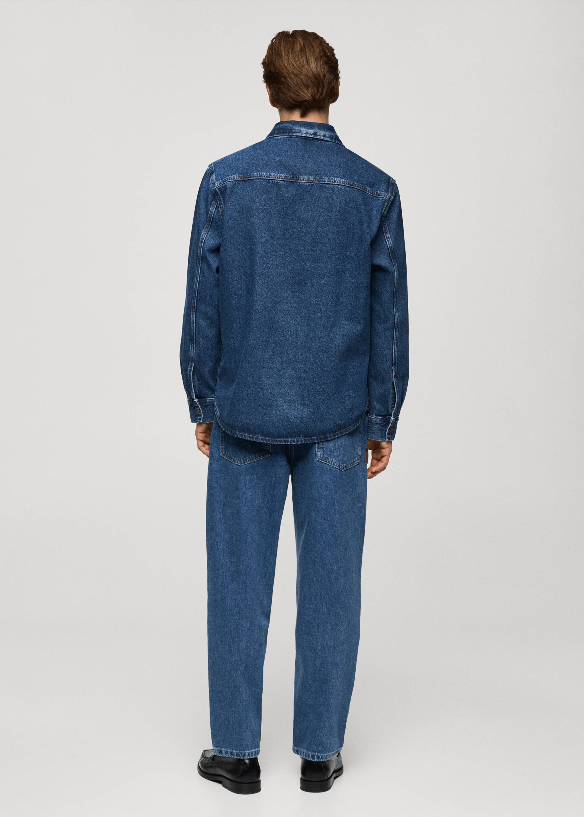 Relaxed Fit-Jeans in Cropped-Länge - Rückseite des Artikels