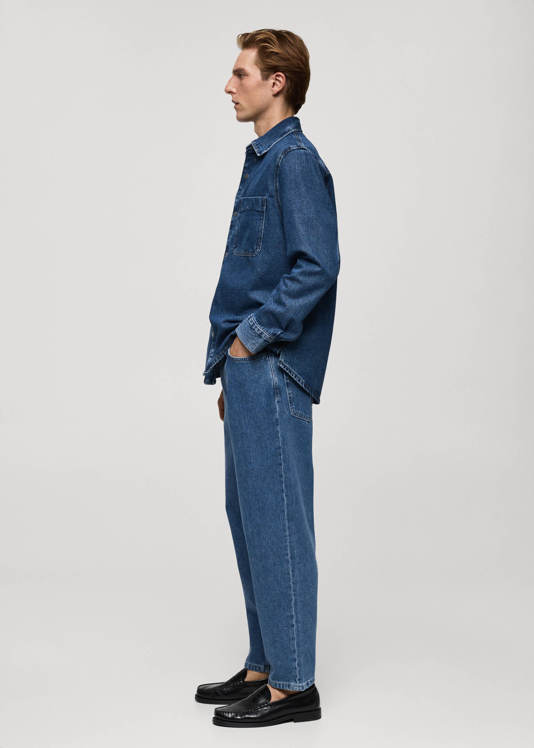 Relaxed Fit-Jeans in Cropped-Länge - Detail des Artikels 2