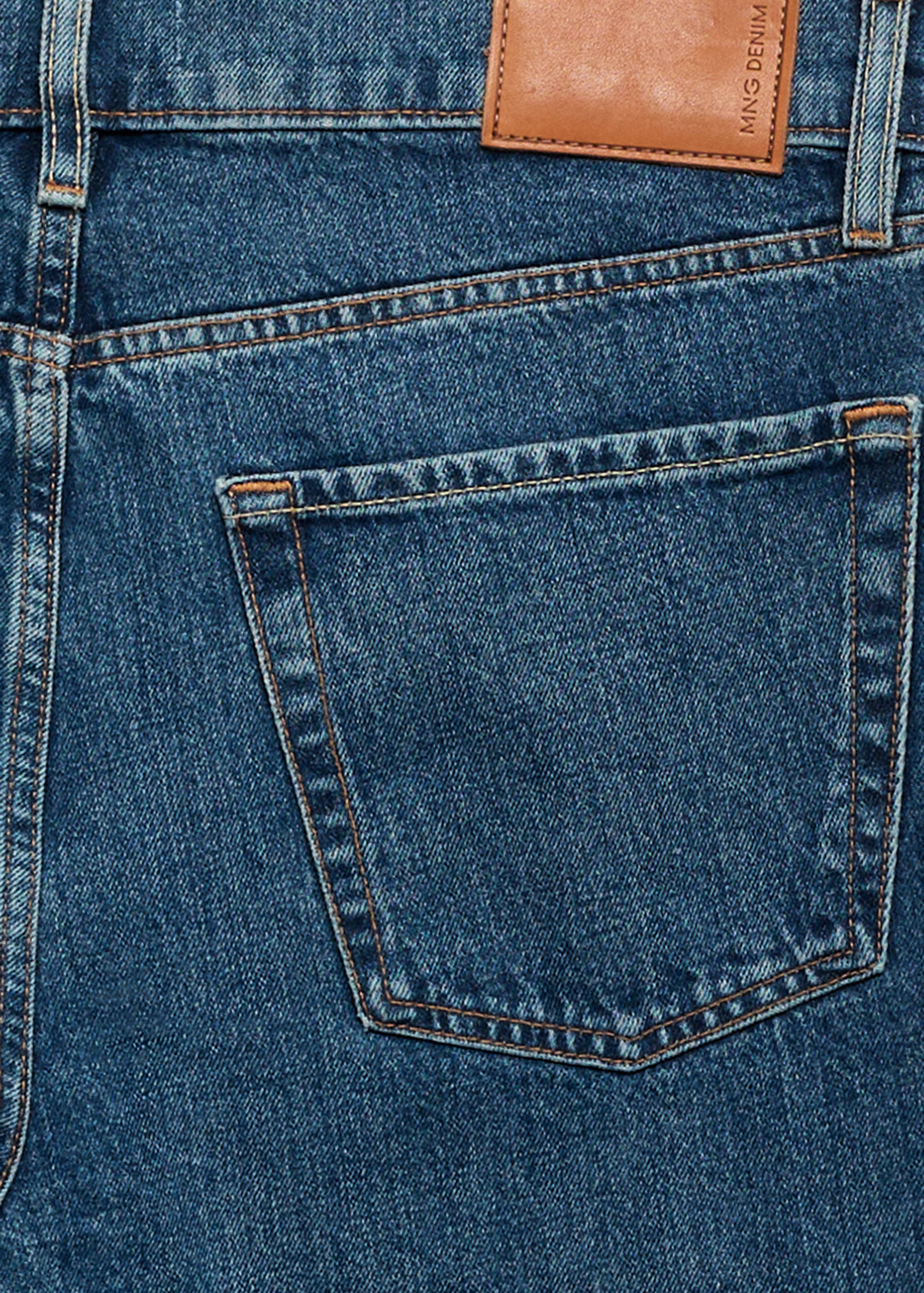 Dark wash straight fit jeans - Details of the article 0