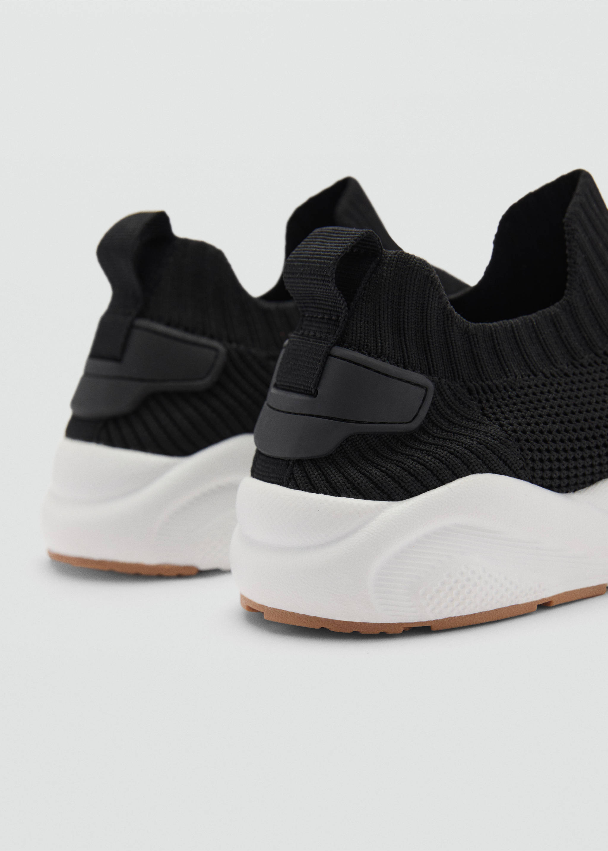 Sock sneakers - Details of the article 1, Black. Ref: 77004760-00.