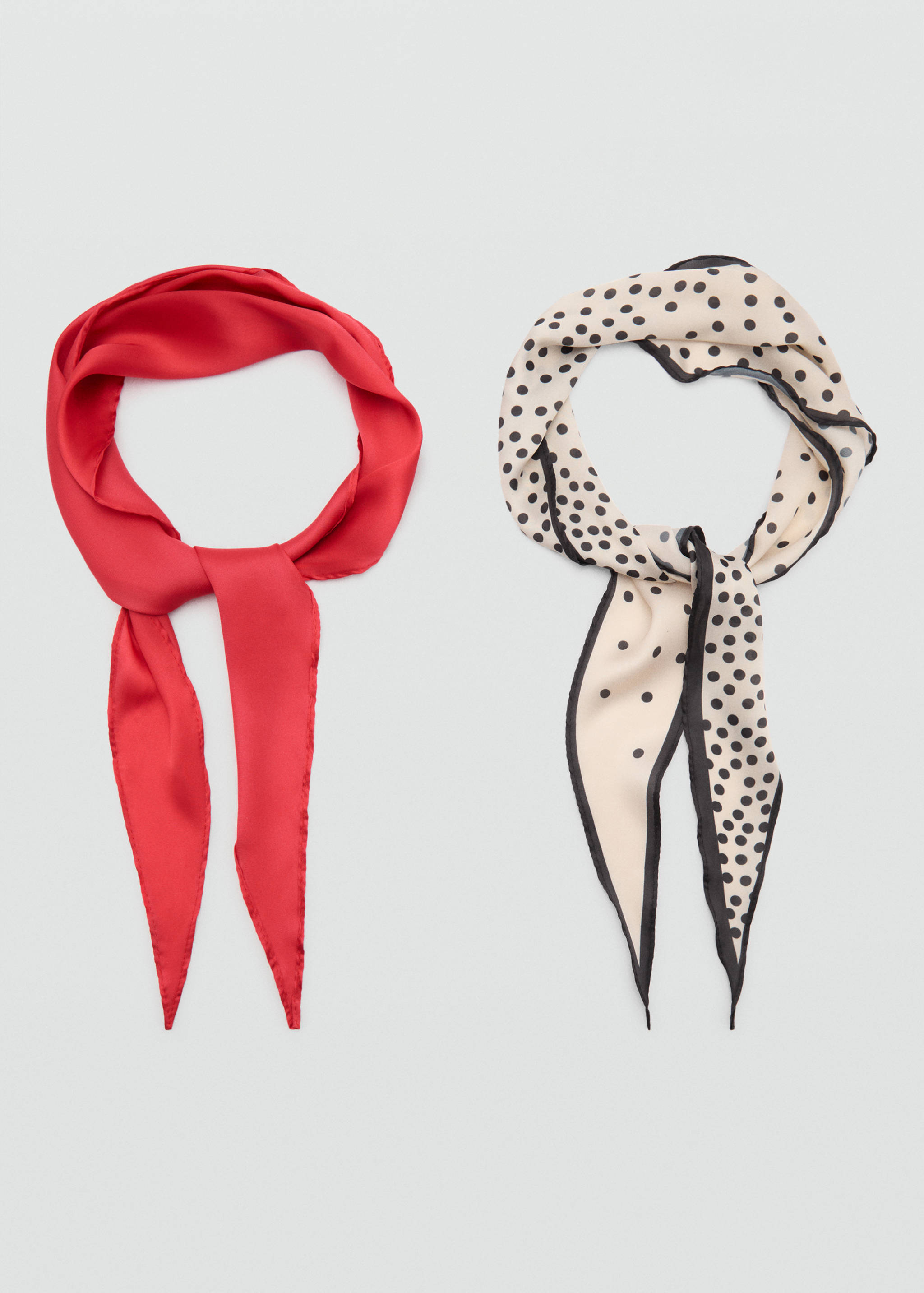 Pack of 2 combined scarves - Details of the article 1