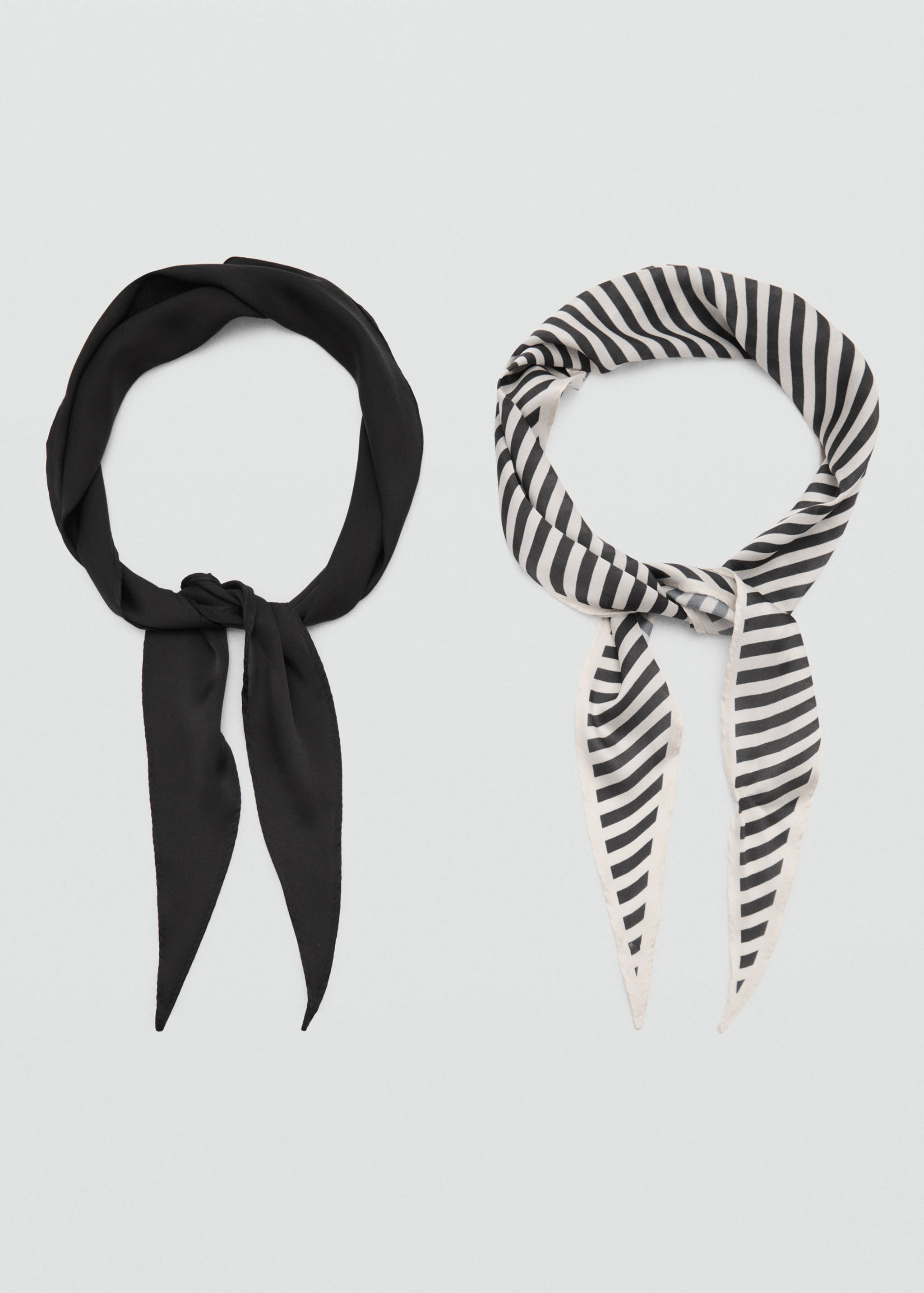 Pack of 2 combined scarves - Details of the article 1