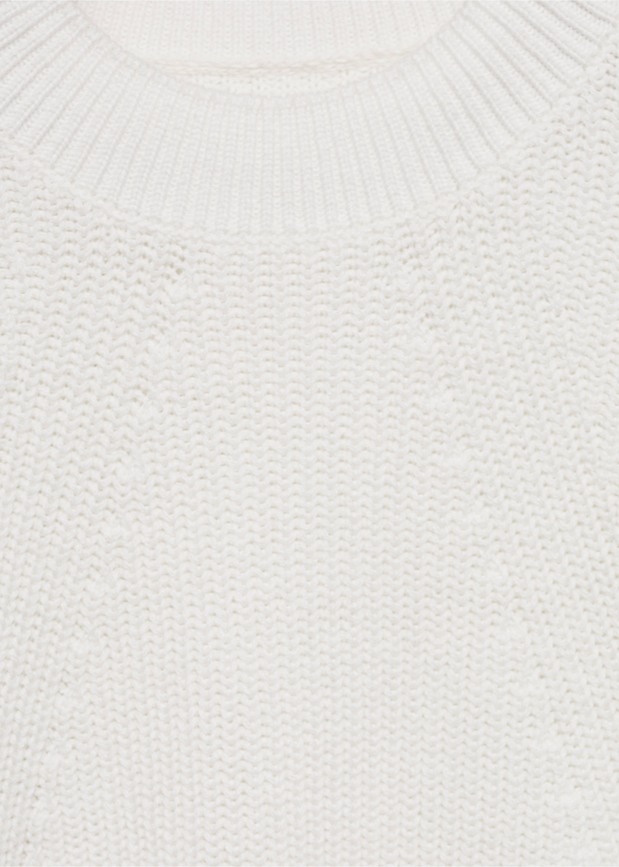 Ribbed knit sweater - Details of the article 8, Off White. Ref: 77004765-00.