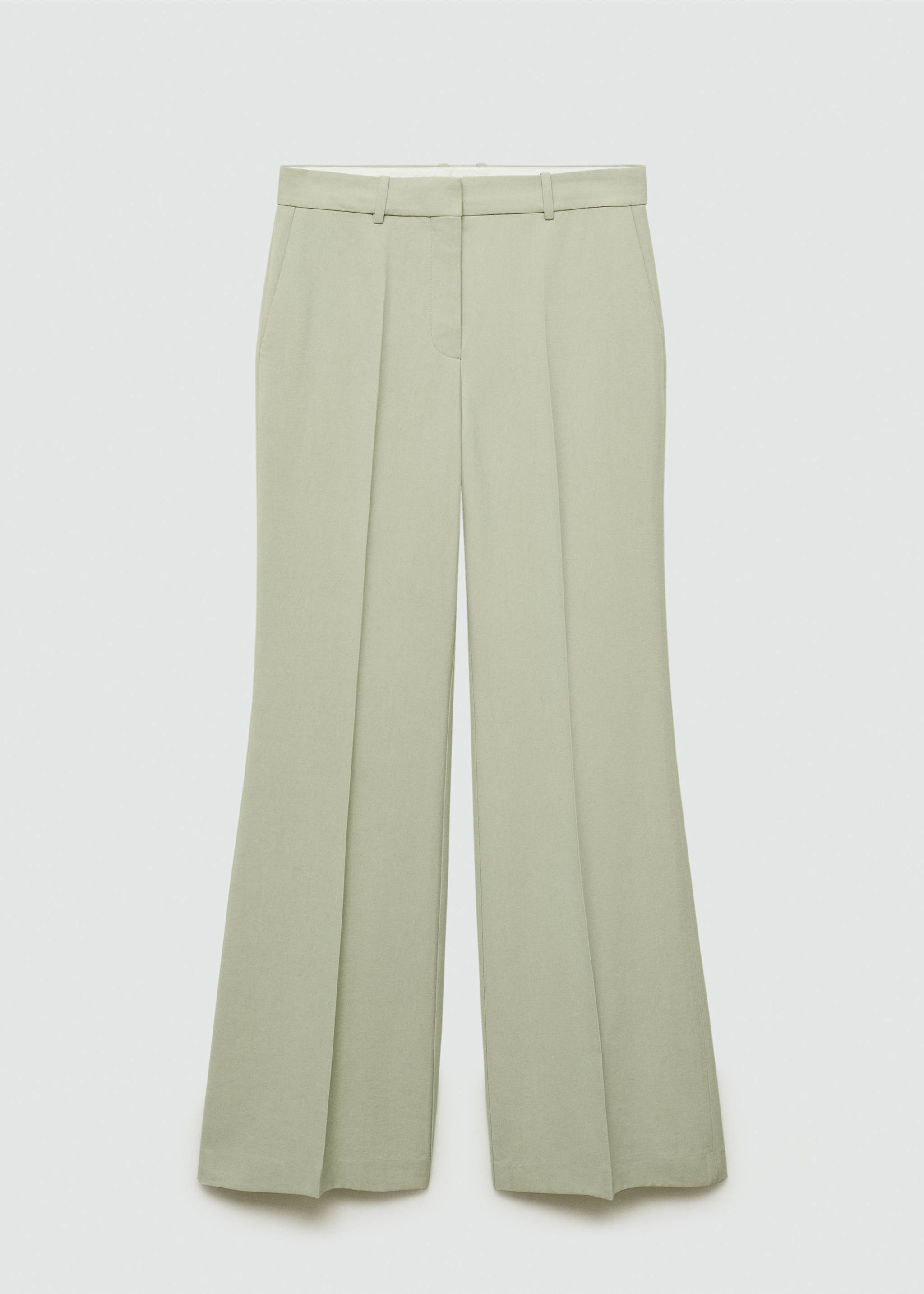 Lyocell suit trousers - Article without model, Pastel Green. Ref: 77004767-00.