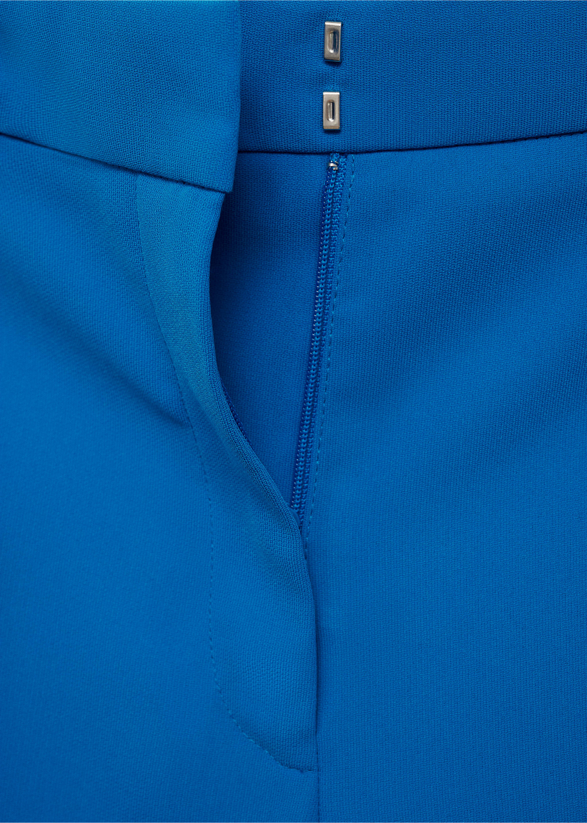 Wideleg-Anzughose - Detail des Artikels 8, Blau. Ref: 77004768-00.