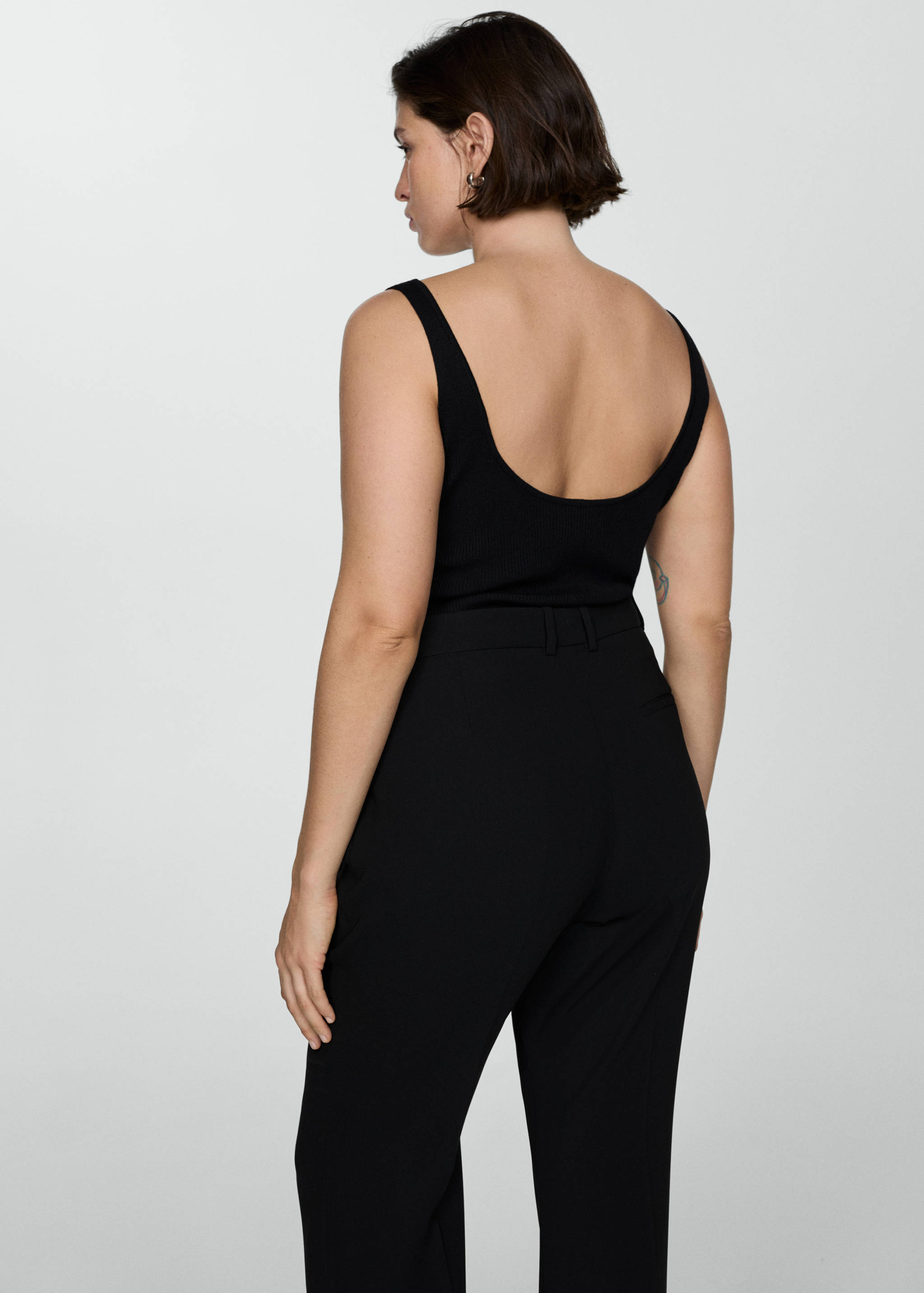 Wide leg suit trousers - Details of the article 4