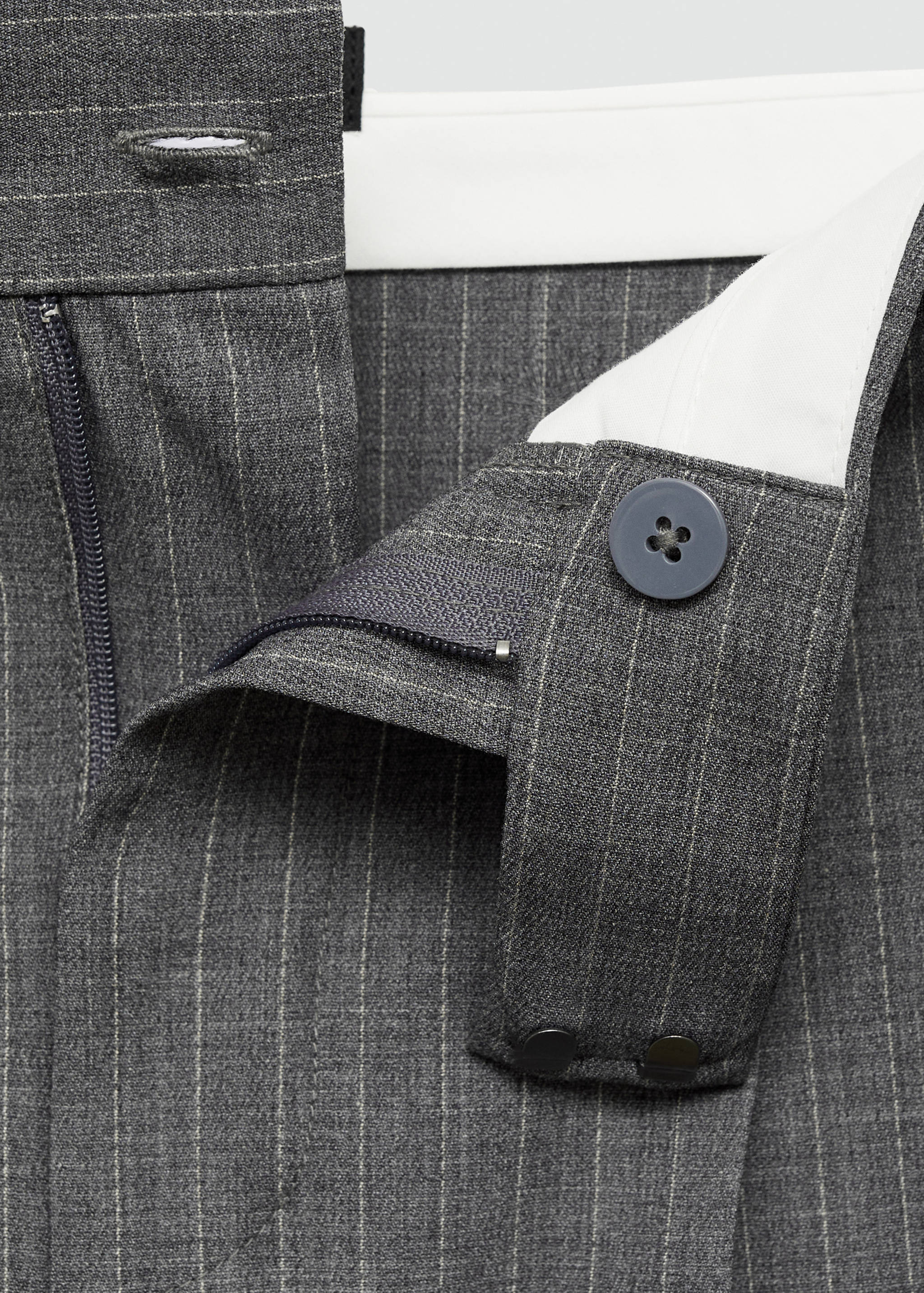 Pinstripe suit trousers - Details of the article 8