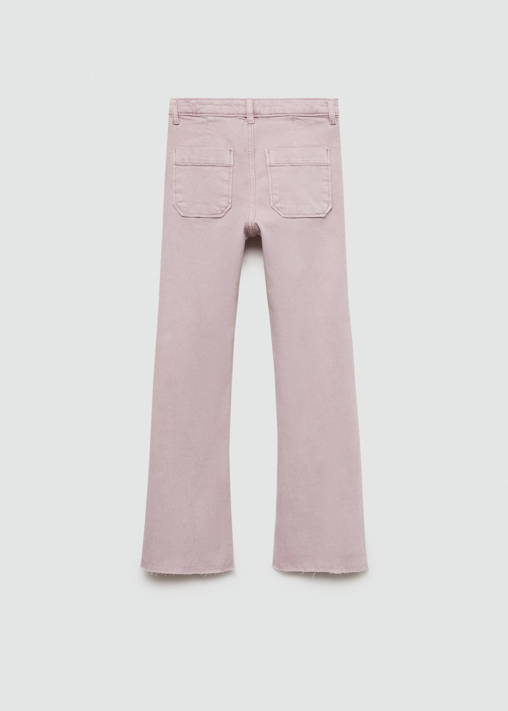 Flared Jeans mit Ziernähten - Rückseite des Artikels