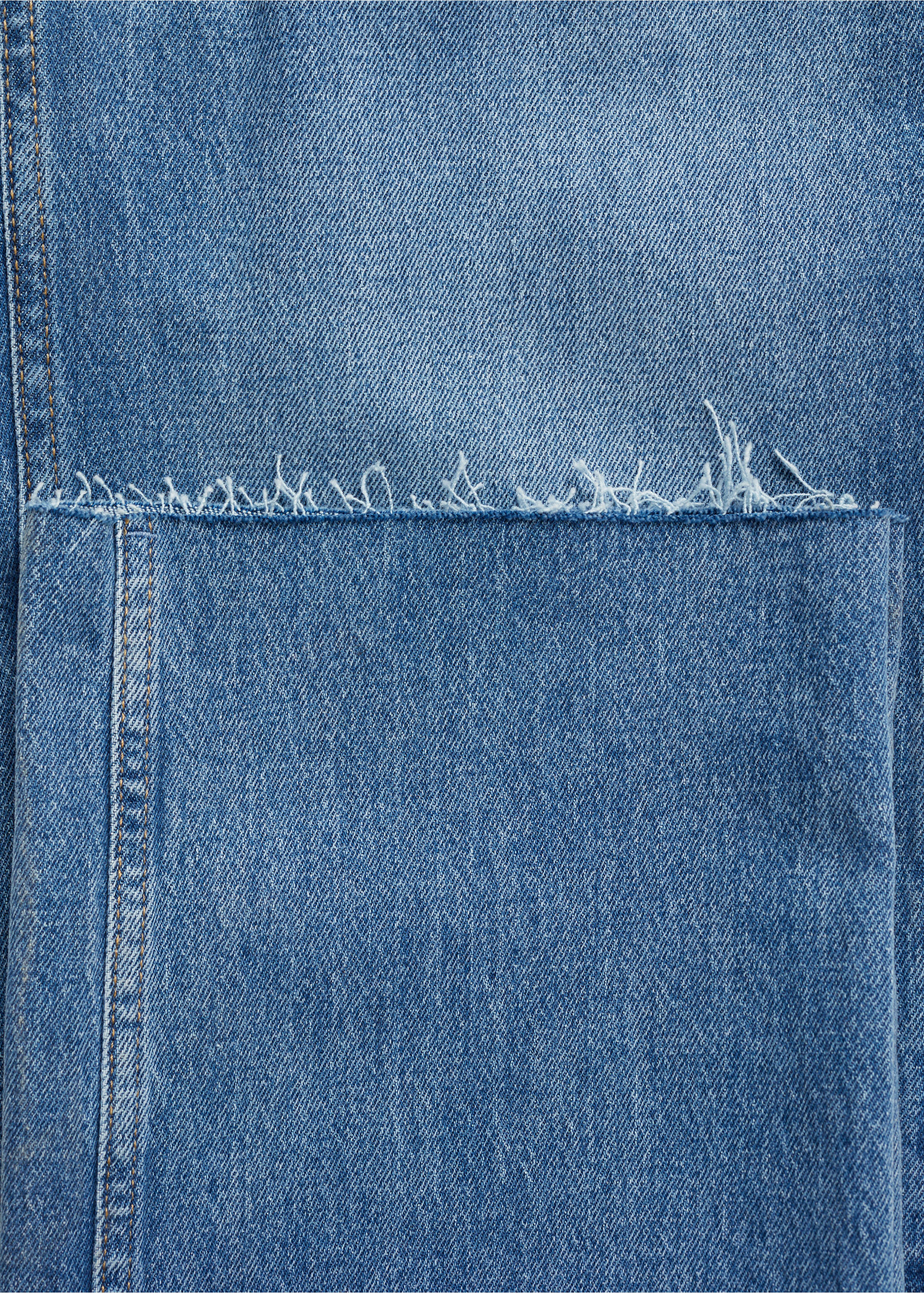 Maternity wide leg jeans - Details of the article 0, Medium Blue. Ref: 77004771-00.