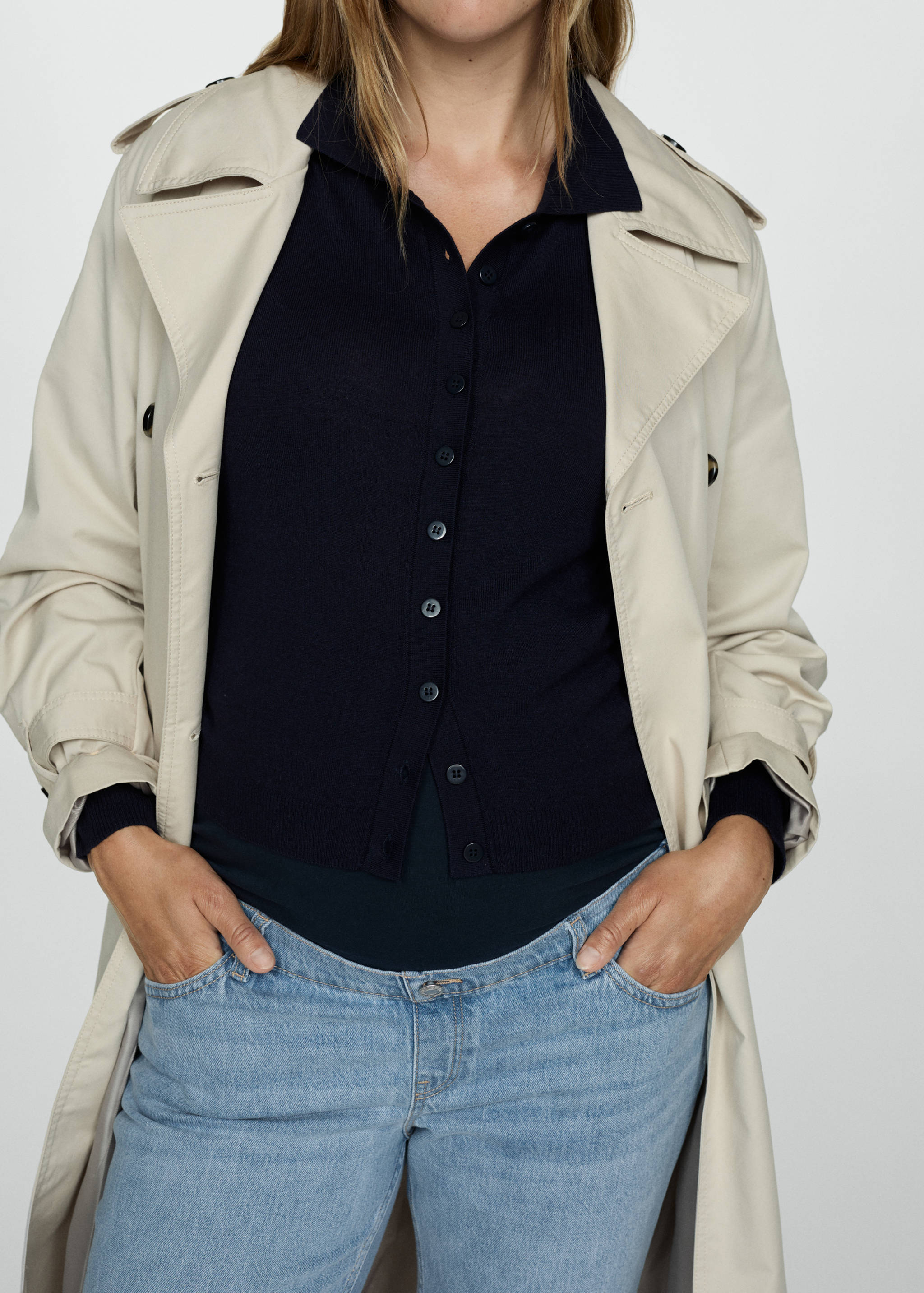 Maternity Straight Jeans - Details of the article 6