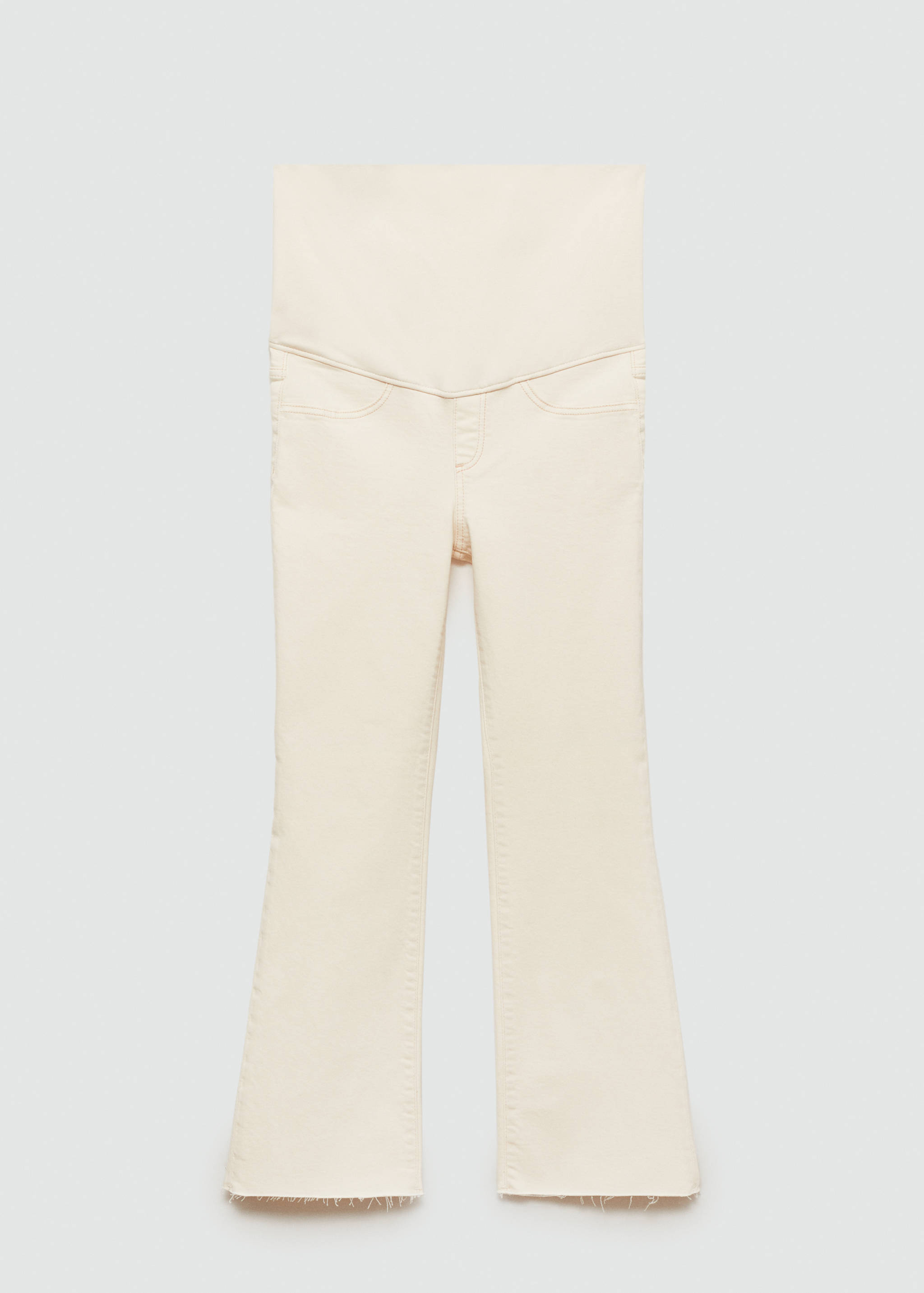 Maternity flared cropped jeans - Article without model