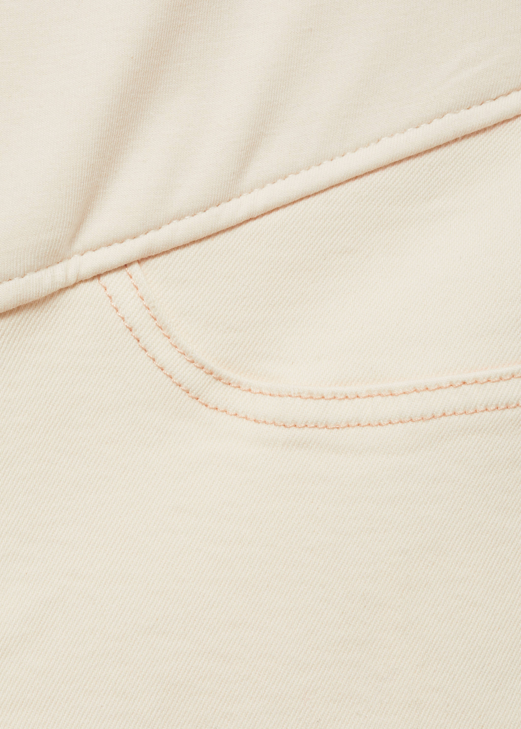 Maternity flared cropped jeans - Details of the article 0