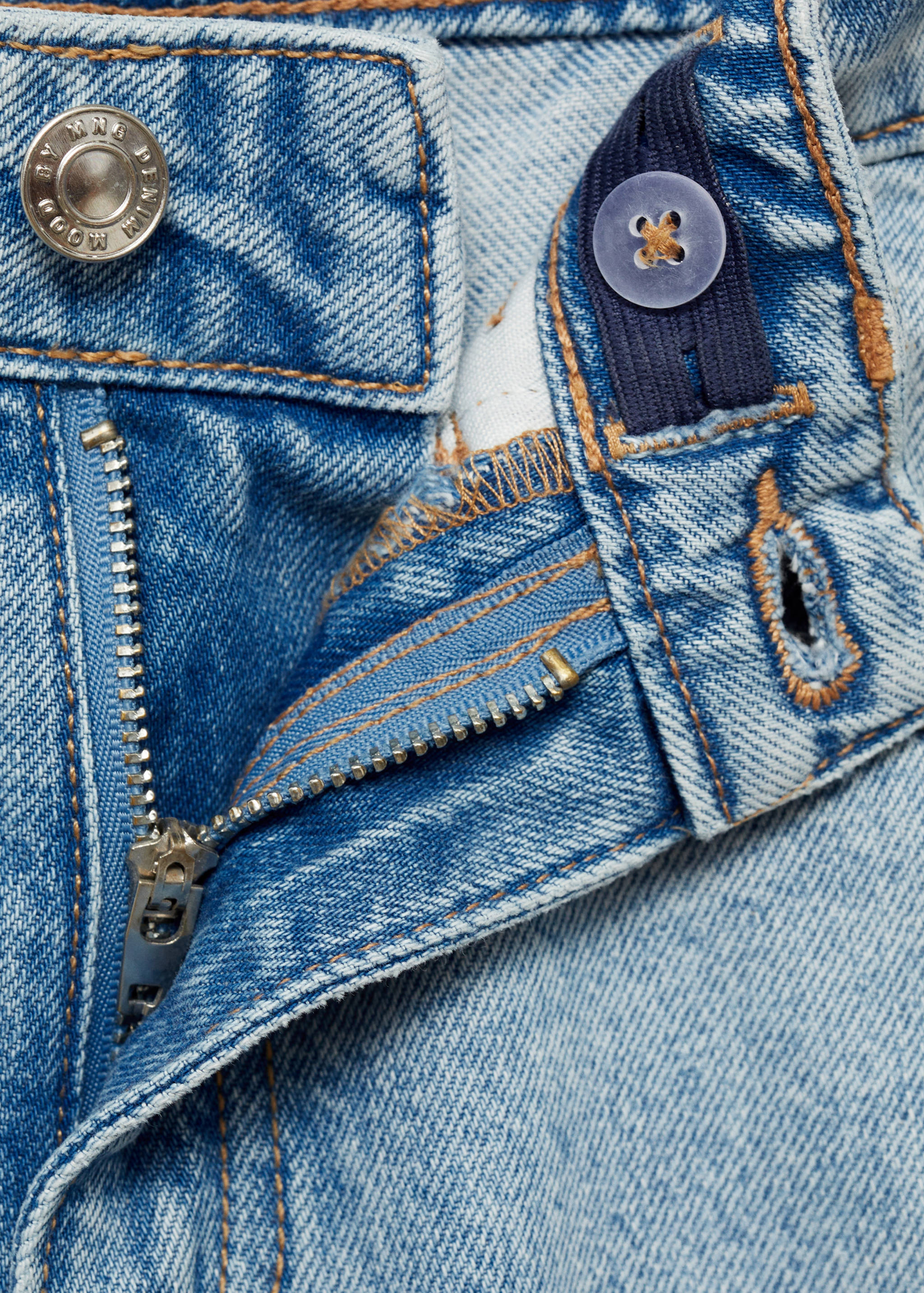 Straight-fit jeans with metallic details - Details of the article 8
