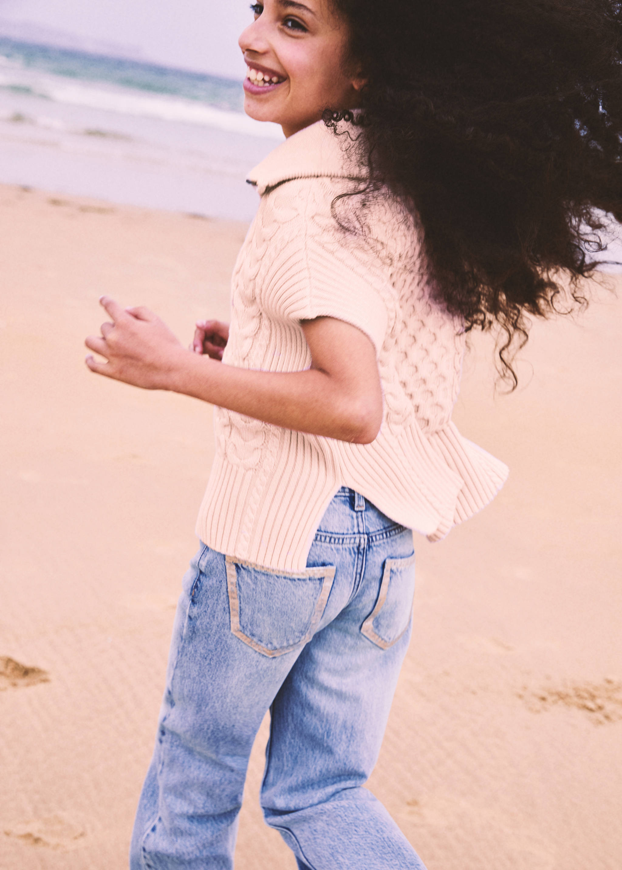 Straight-fit jeans with metallic details - Details of the article 5