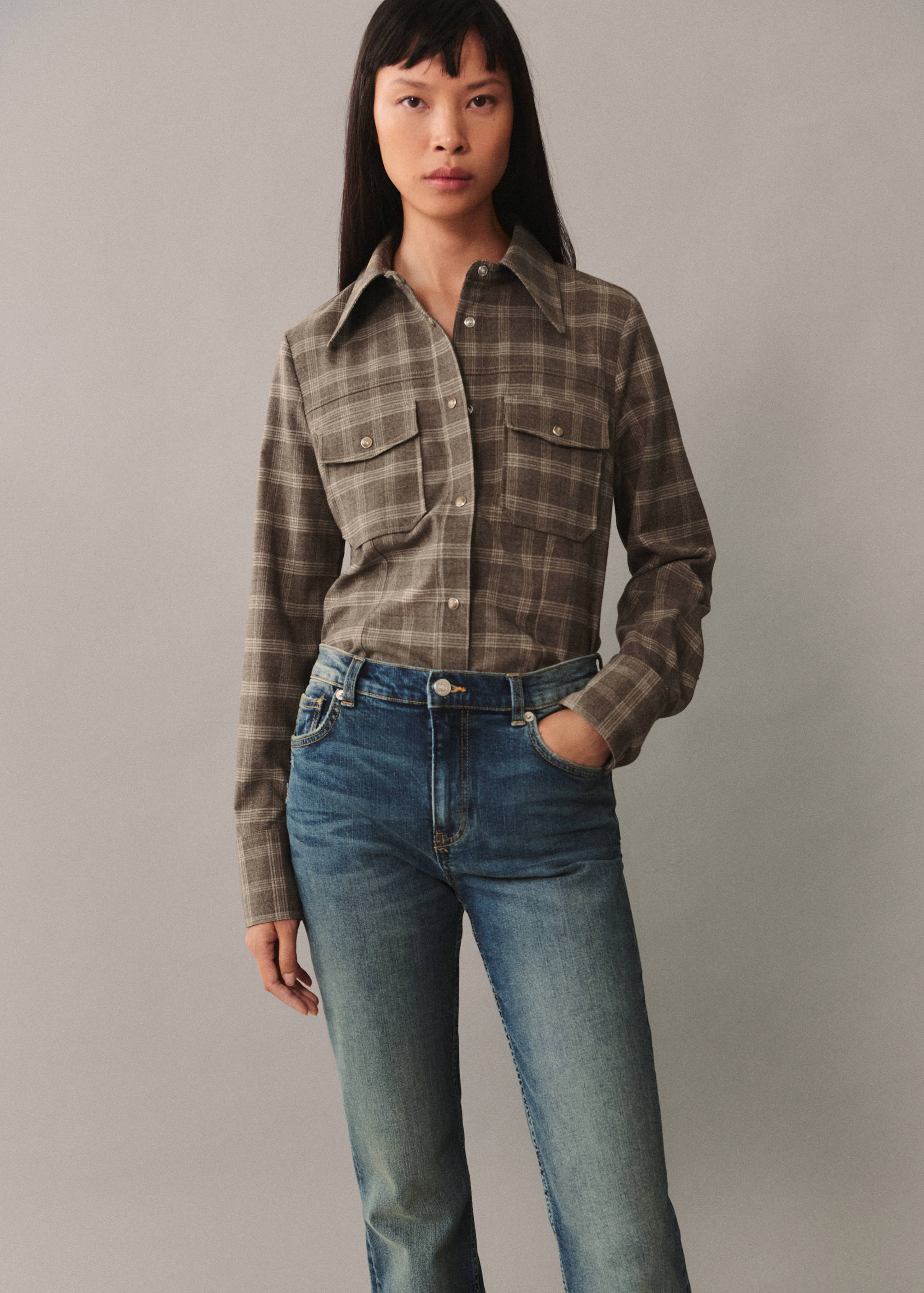 Jeans flare taille haute - Détail de l'article 1