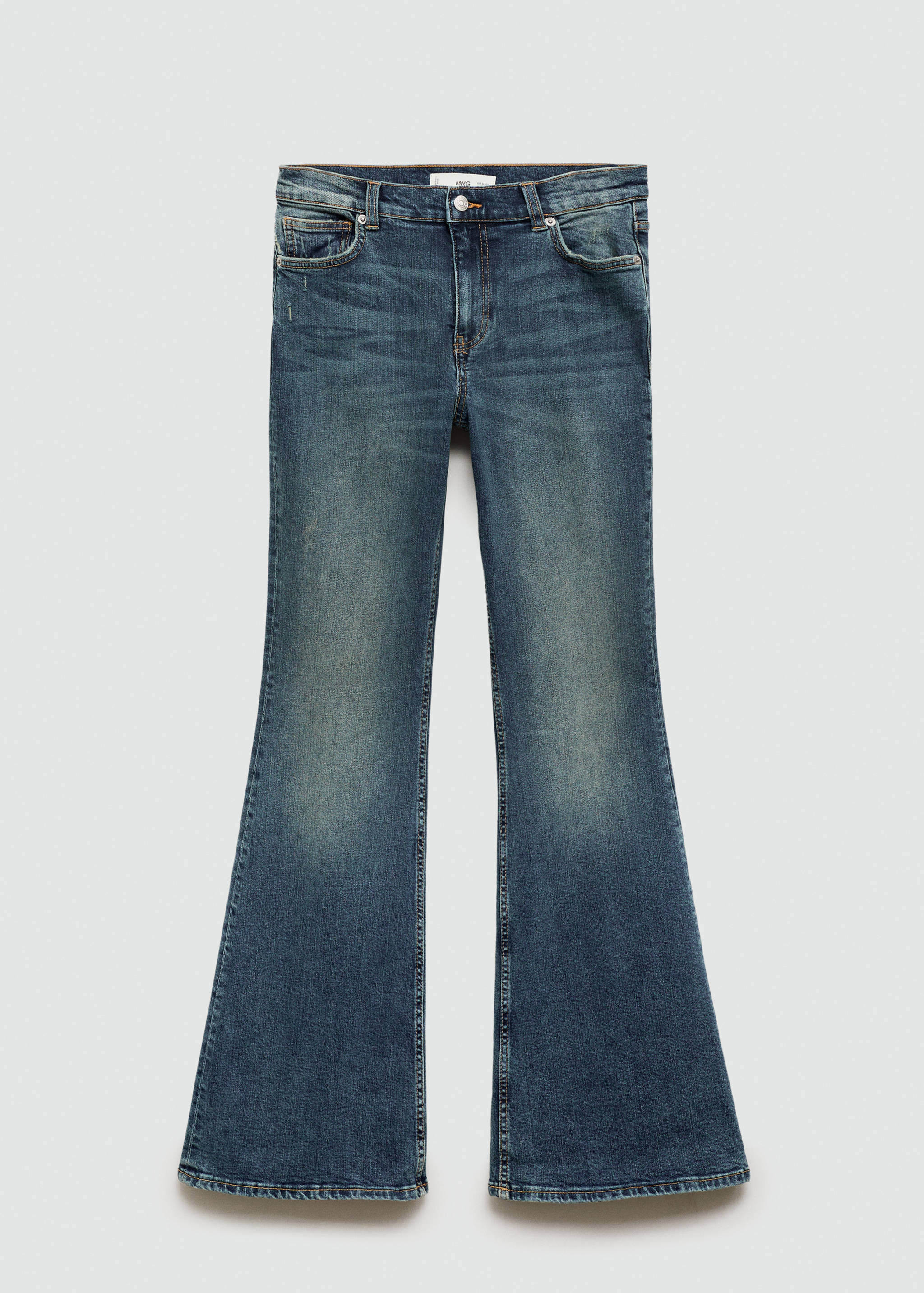 Jeans flare tiro alto - Artículo sin modelo