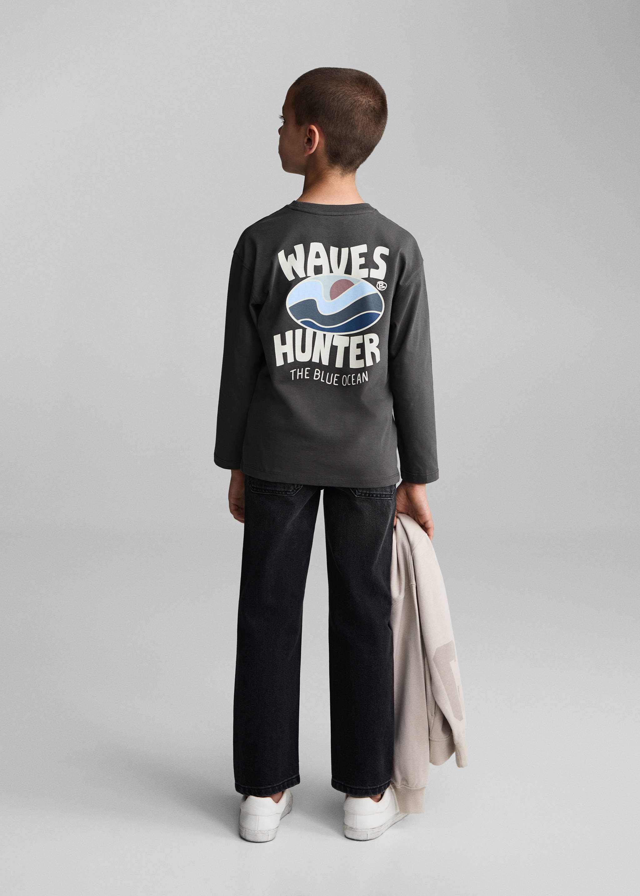 Printed long sleeve t-shirt - Reverse of the article