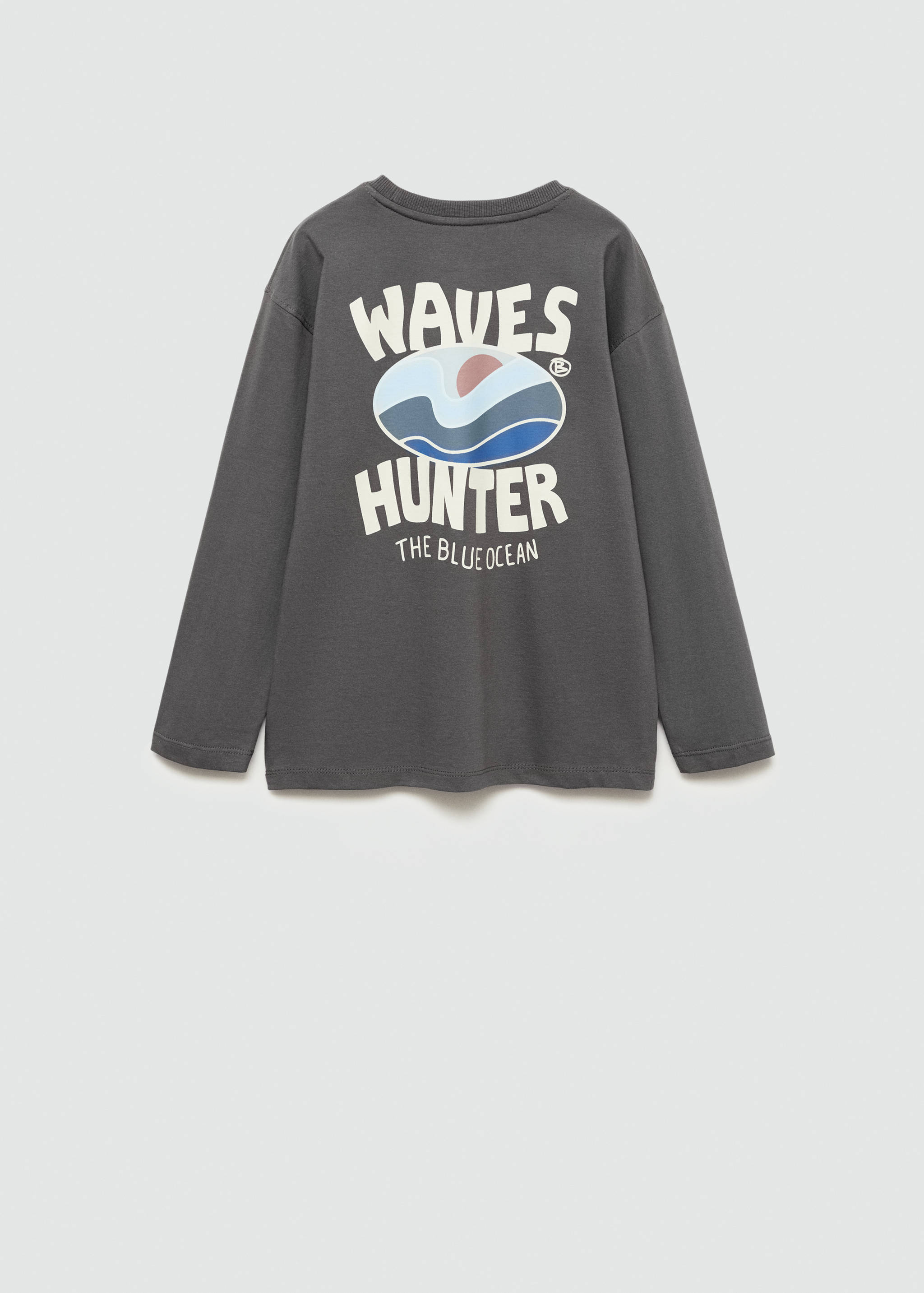 Printed long sleeve t-shirt - Reverse of the article