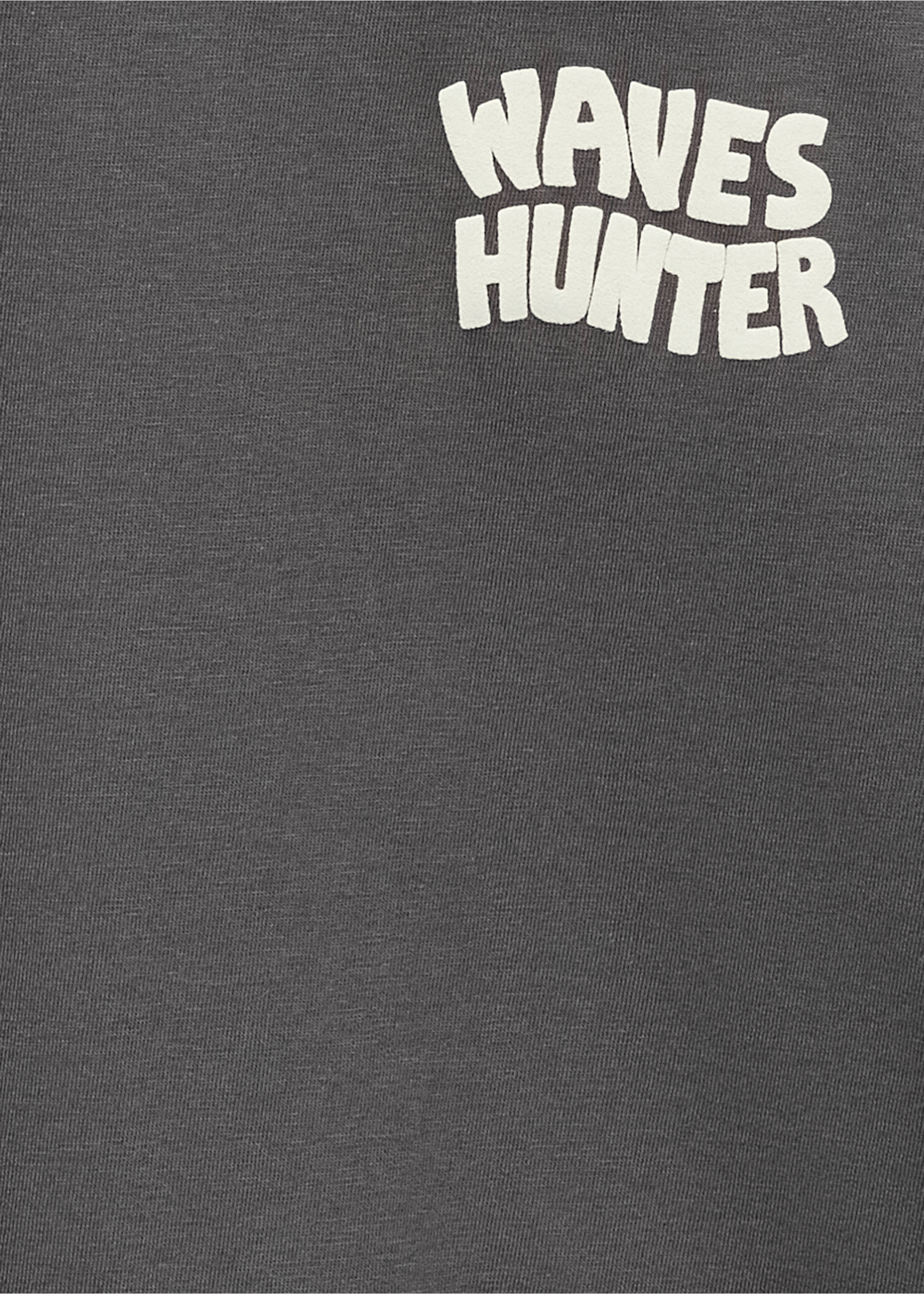 Printed long sleeve t-shirt - Details of the article 8, Charcoal. Ref: 77004779-00.